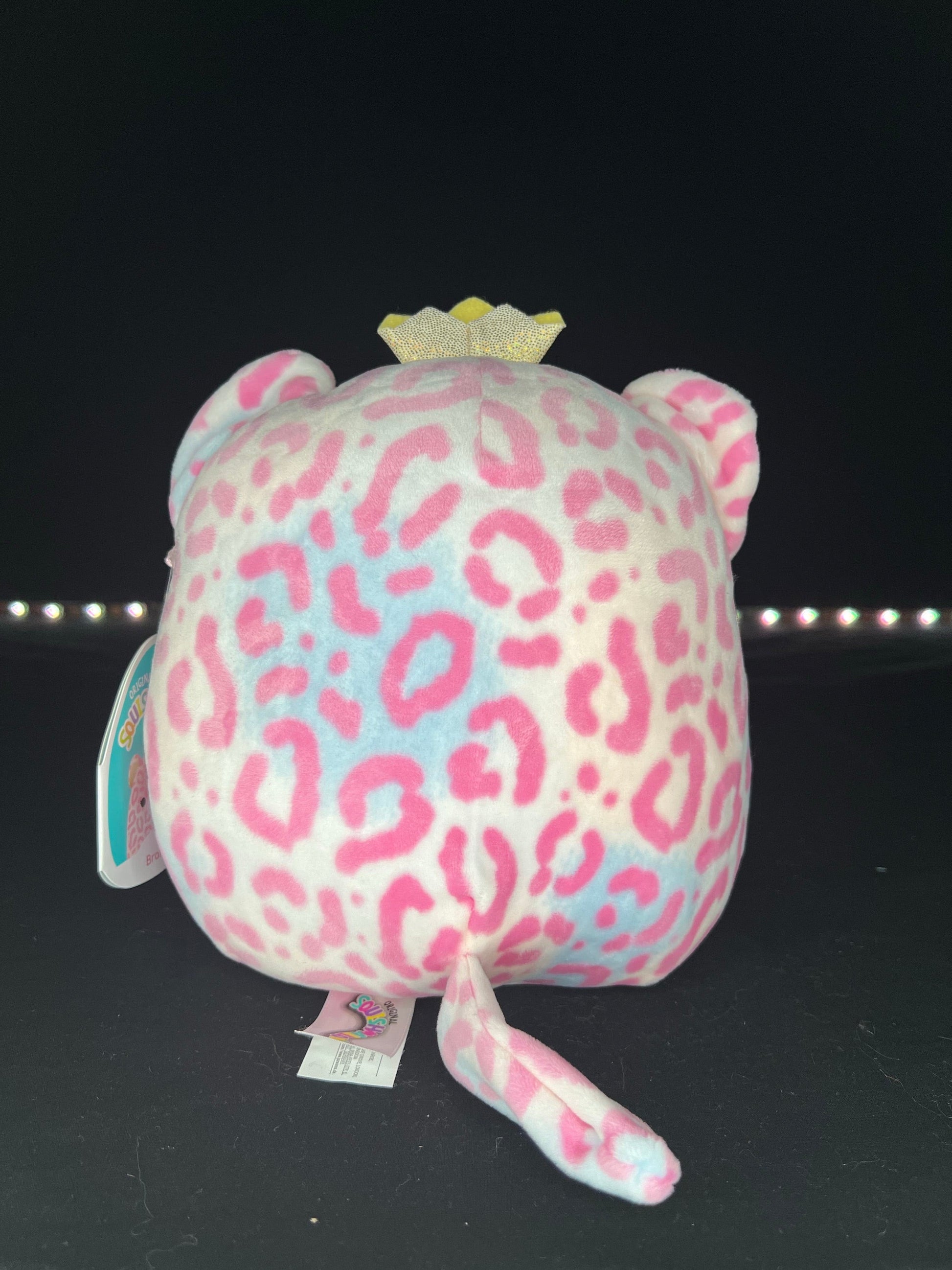 Squishmallow 8” Brandi the Pink Leopard Plush | Sweet Magnolia Charms.