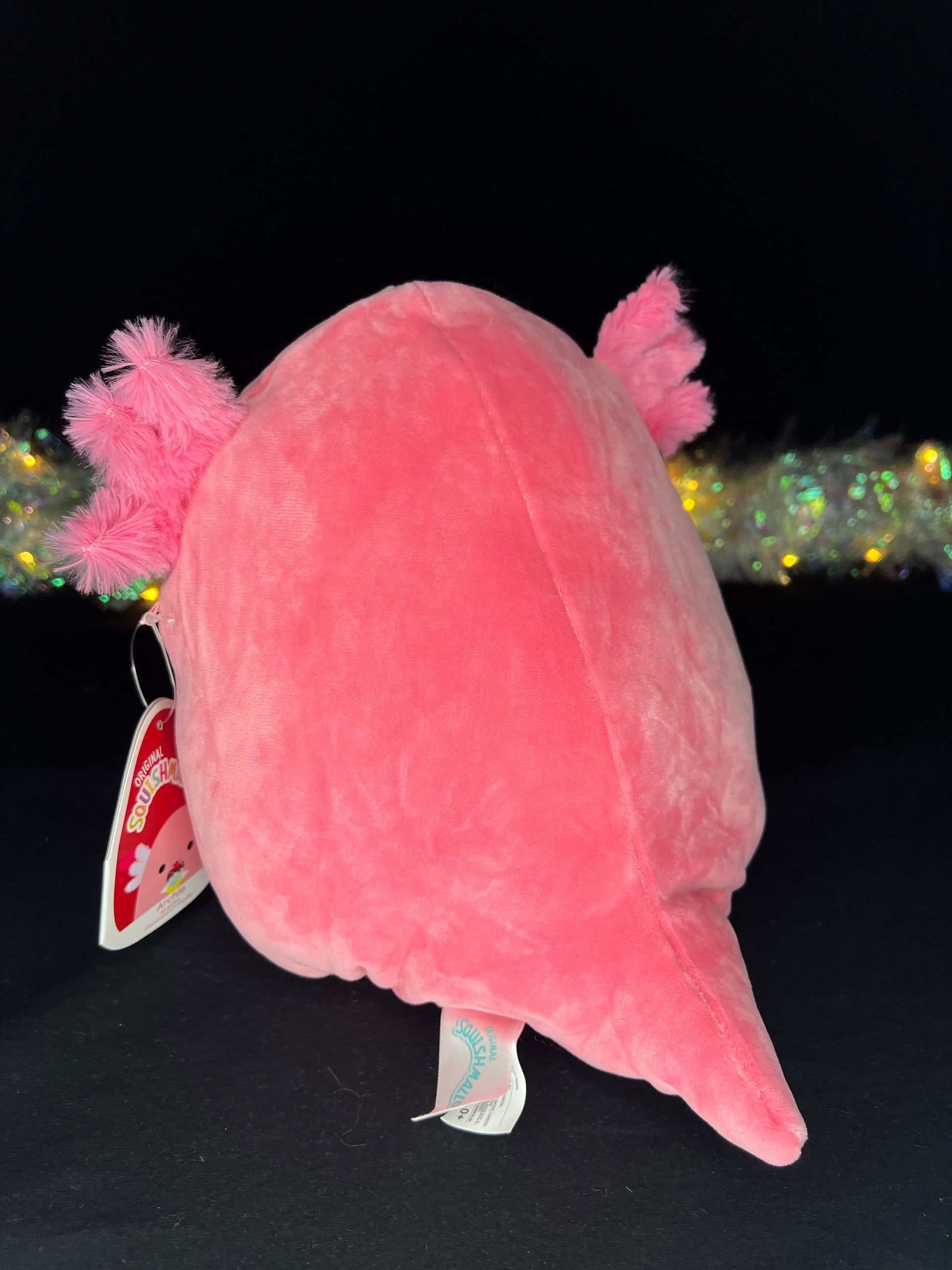 Squishmallow 8” Archie the Axolotl with Ice Cream | Sweet Magnolia Charms.