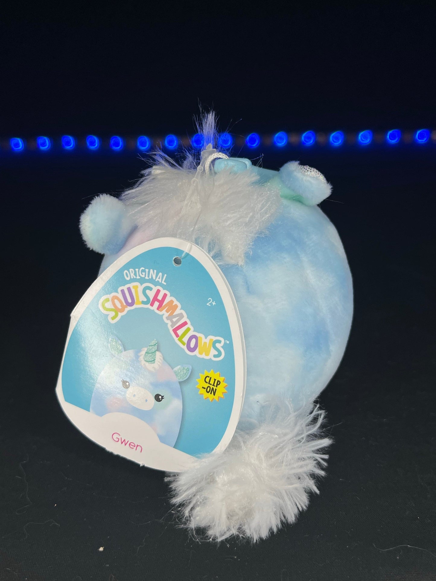 Squishmallow 3.5” Gwen the Unicorn Clip | Sweet Magnolia Charms.