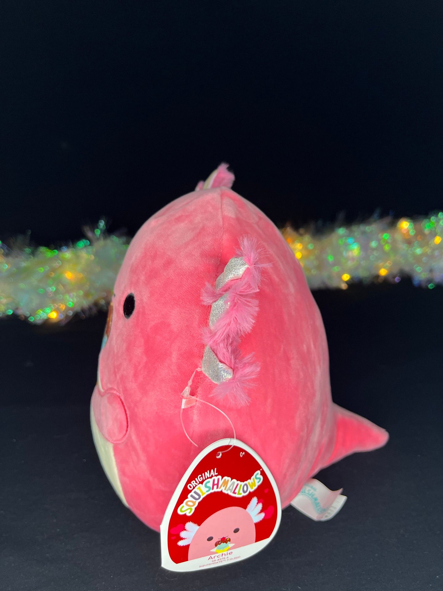 Squishmallow 8” Archie the Axolotl with Ice Cream | Sweet Magnolia Charms.