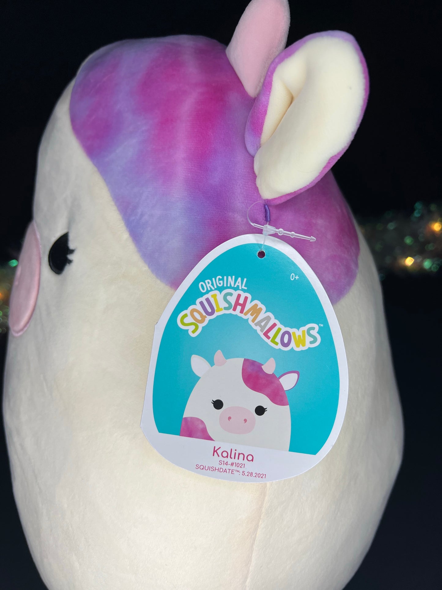 Squishmallow 14” Kalina the Cow Plush | Sweet Magnolia Charms.