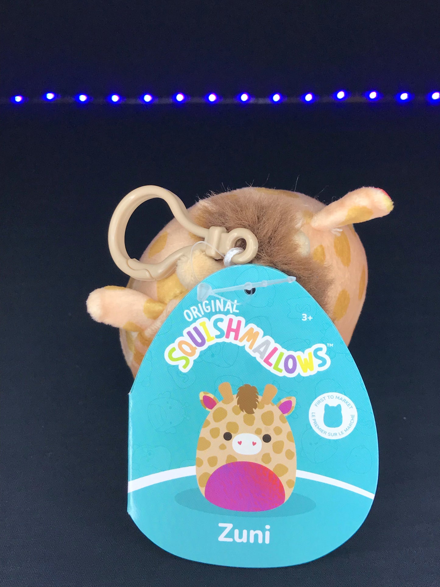Squishmallow 3.5” Zuni the Giraffe Clip