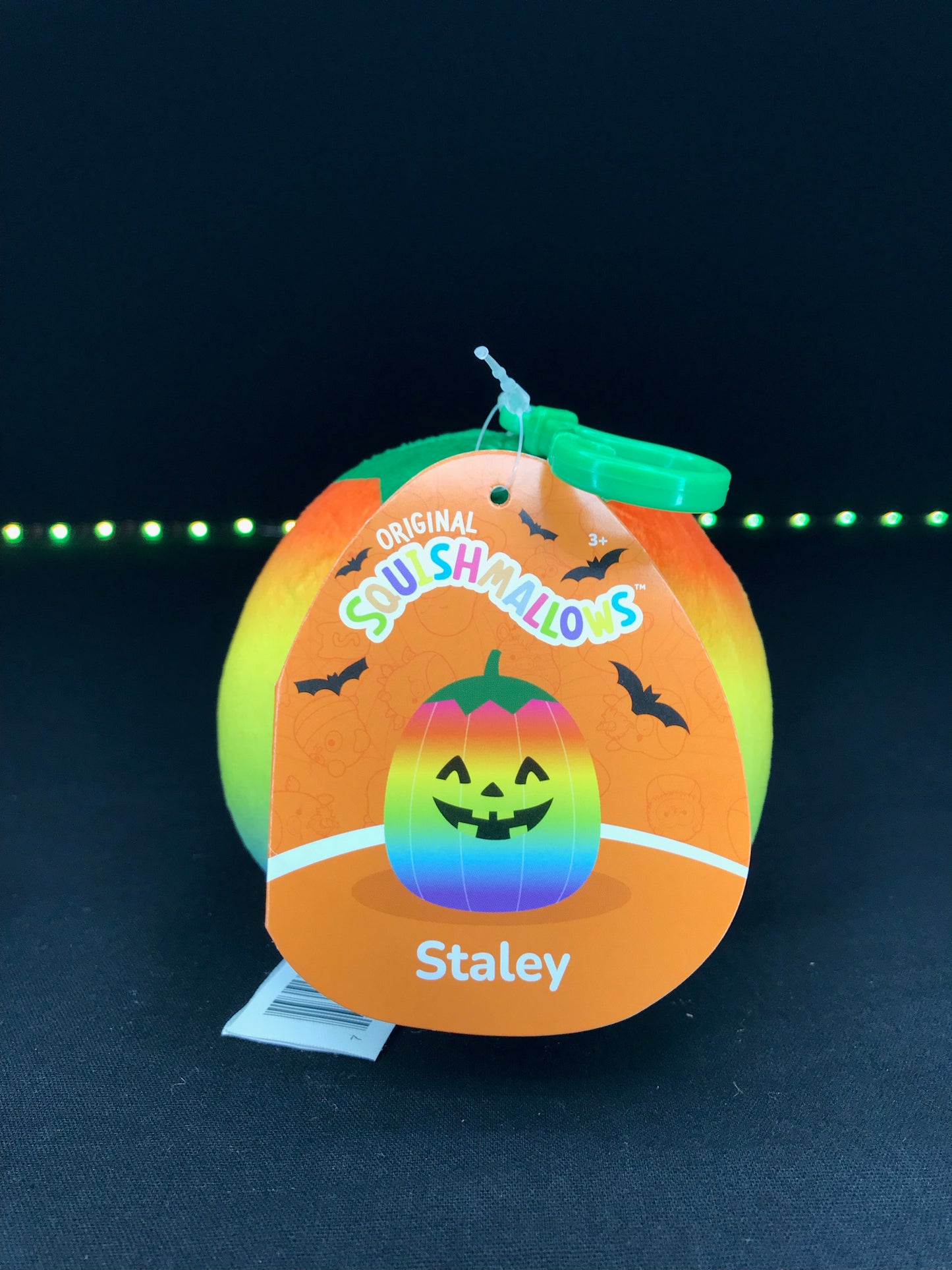 Squishmallow 3.5” Staley the Pumpkin Clip