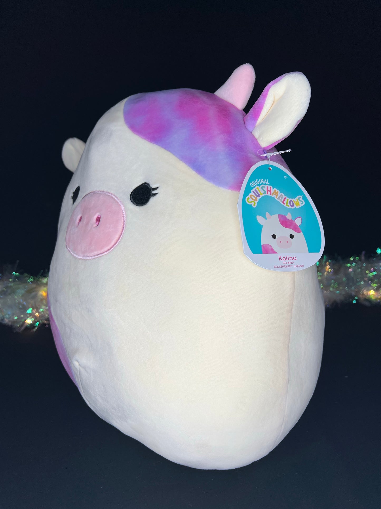 Squishmallow 14” Kalina the Cow Plush | Sweet Magnolia Charms.