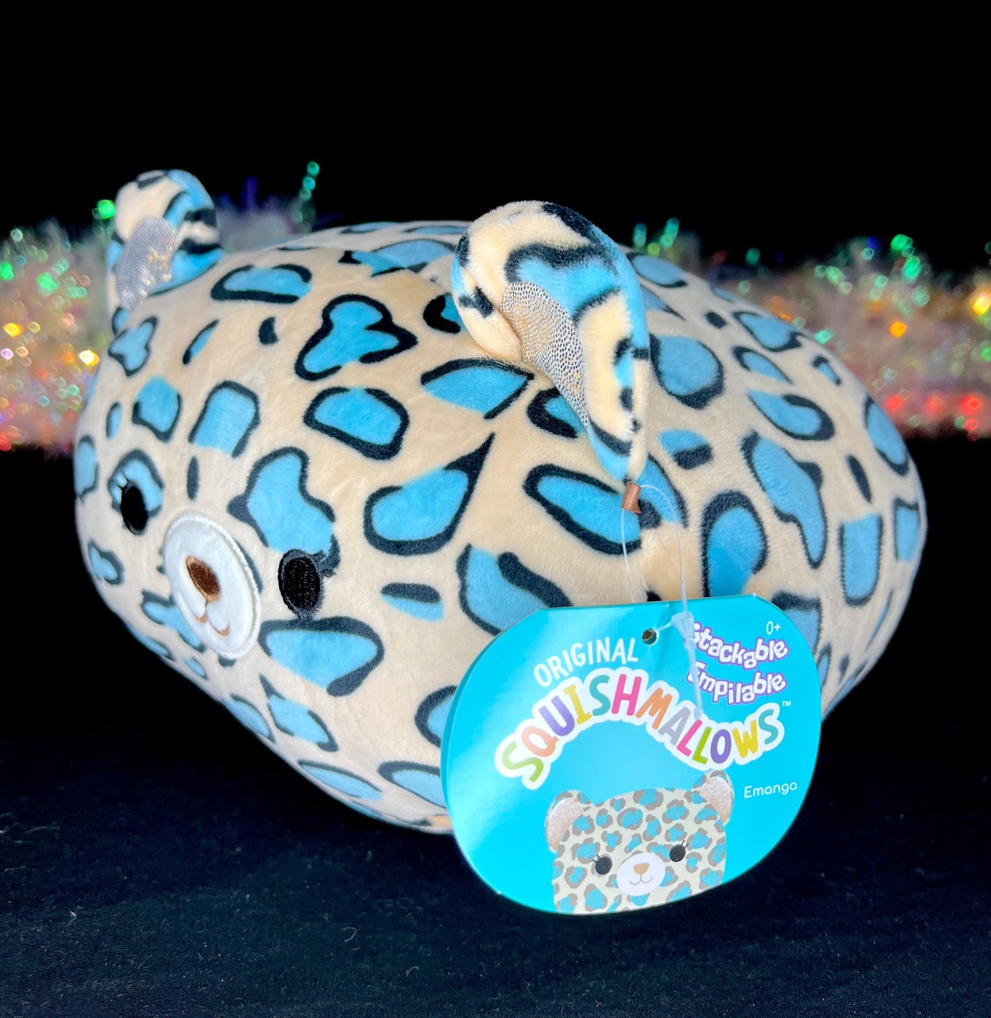 Squishmallow 8” Emanga the Leopard Stackable Plush | Sweet Magnolia Charms.