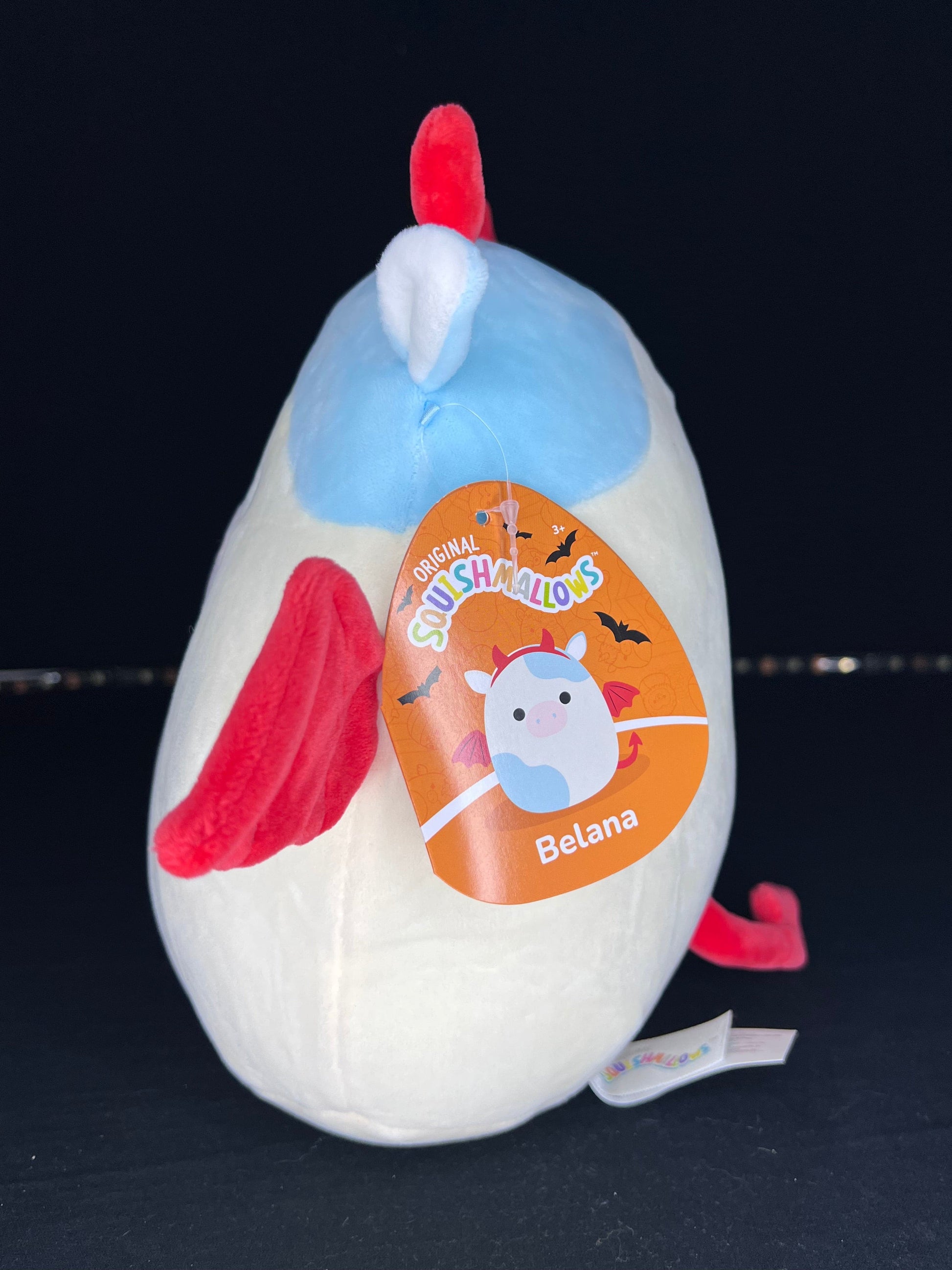 Squishmallow 8” Belana the Halloween Cow.