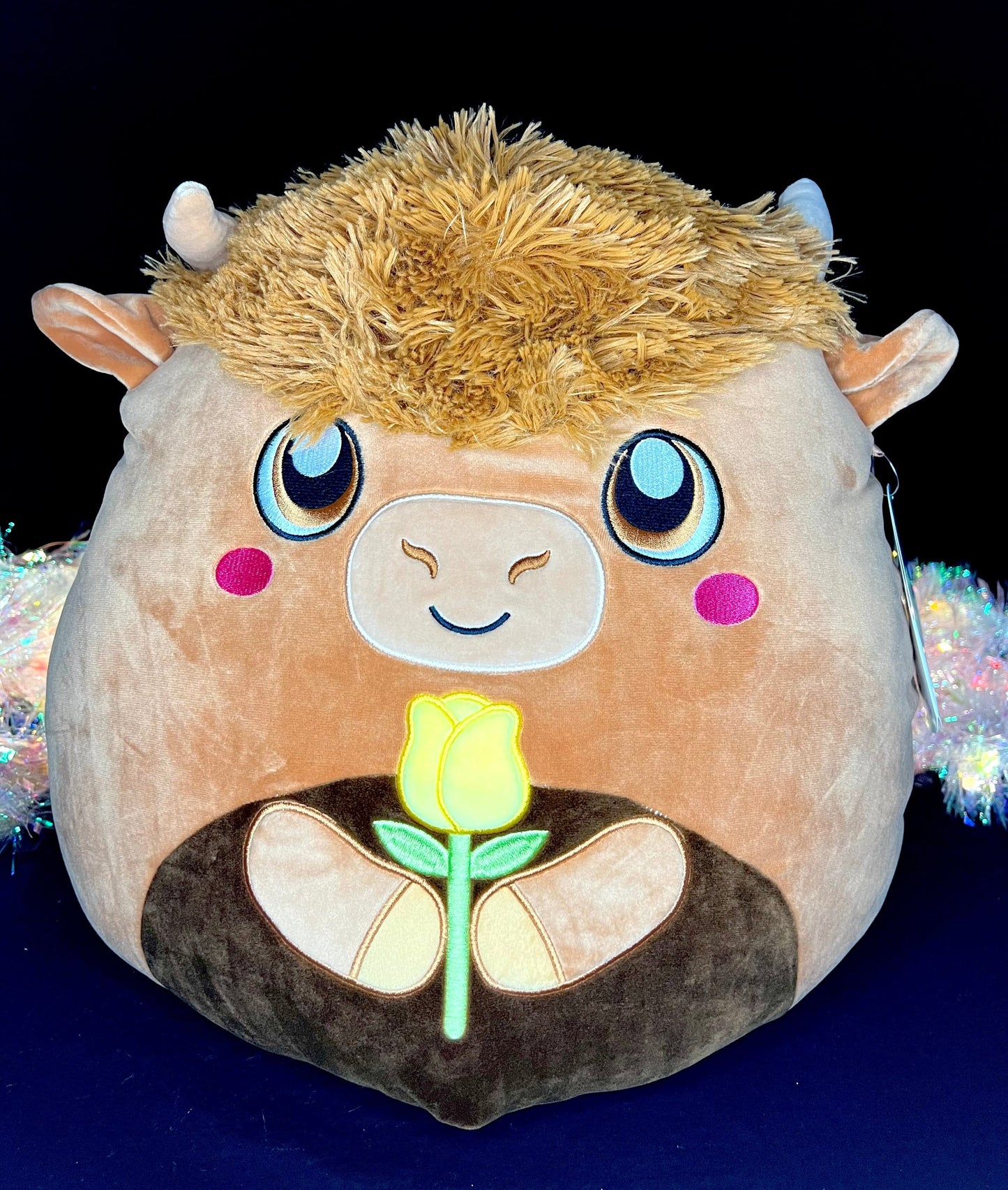 Squishmallow 16” Oriam the Longhorn Plush.