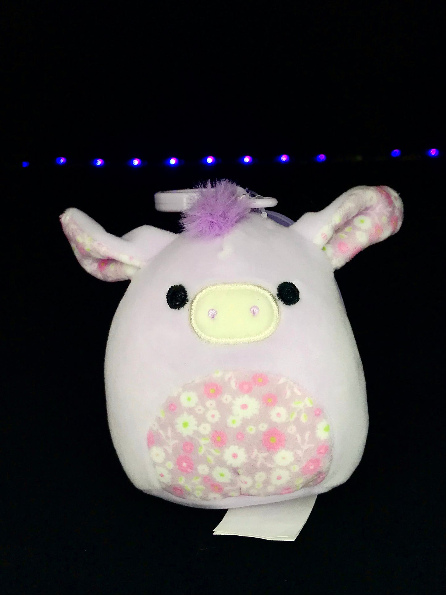 Squishmallow 3.5" Delzi the Donkey Clip
