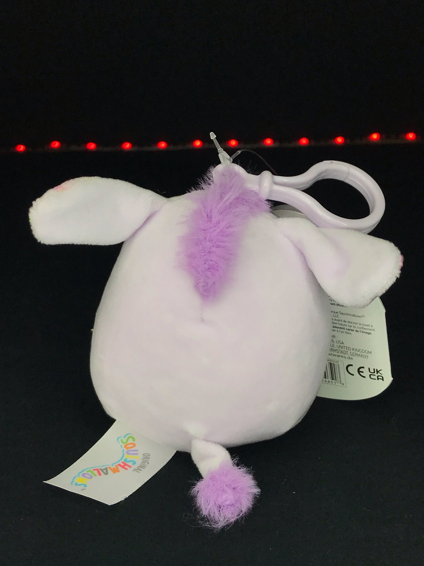 Squishmallow 3.5" Delzi the Donkey Clip