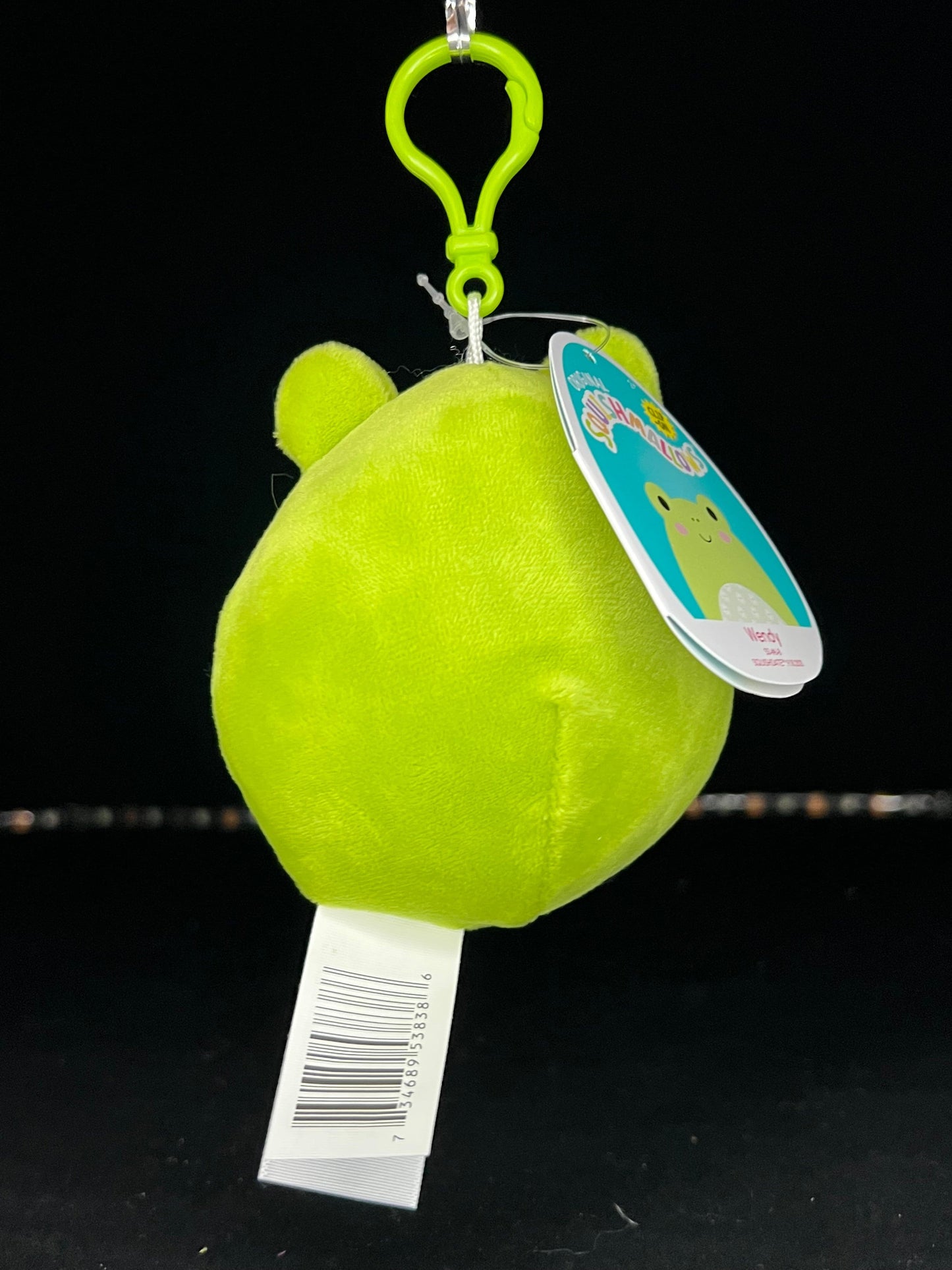 Squishmallow 3.5” Clip Wendy the Spring Frog.