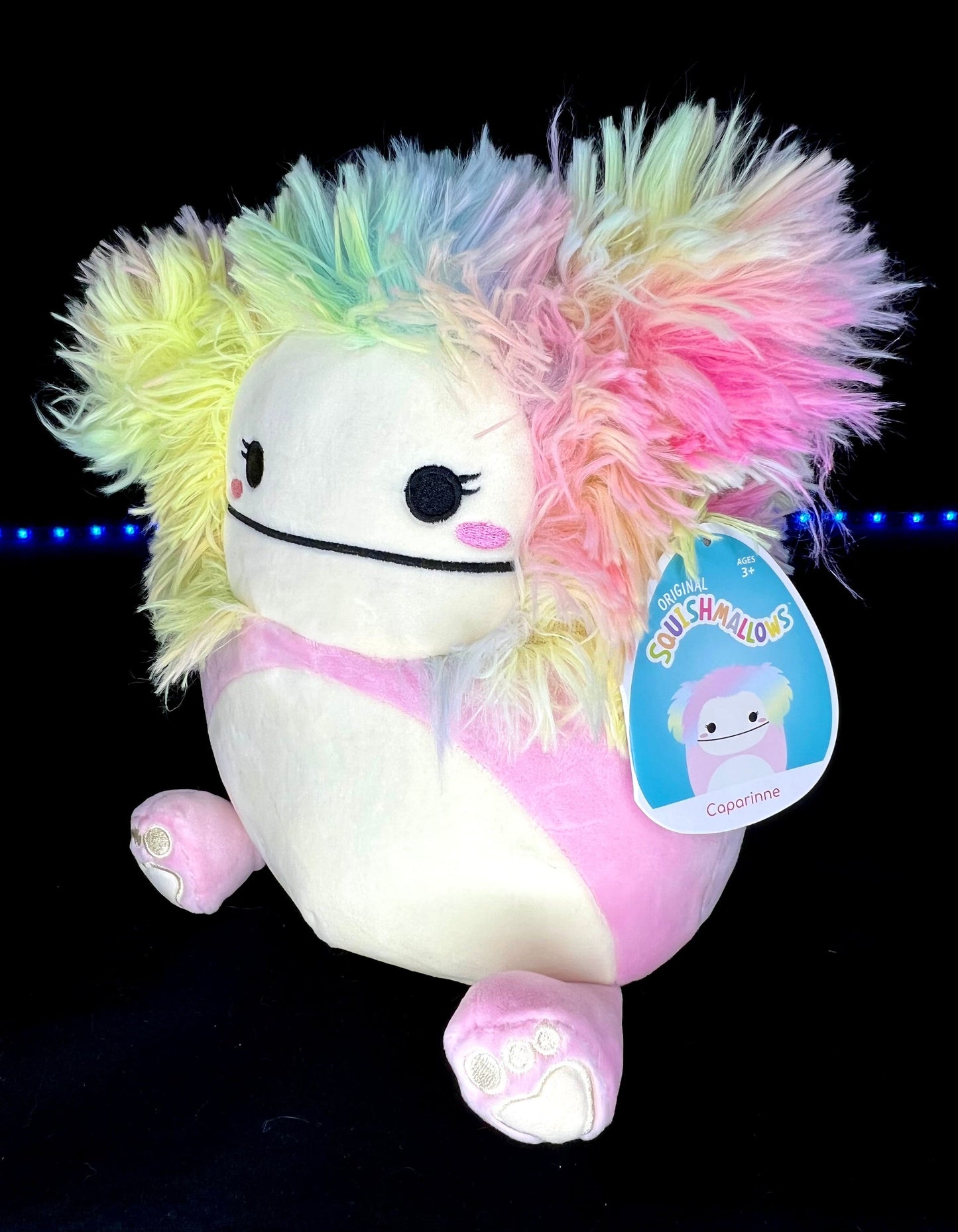 NEW Squishmallow Caparinne the Pink Bigfoot | Sweet Magnolia Charms.