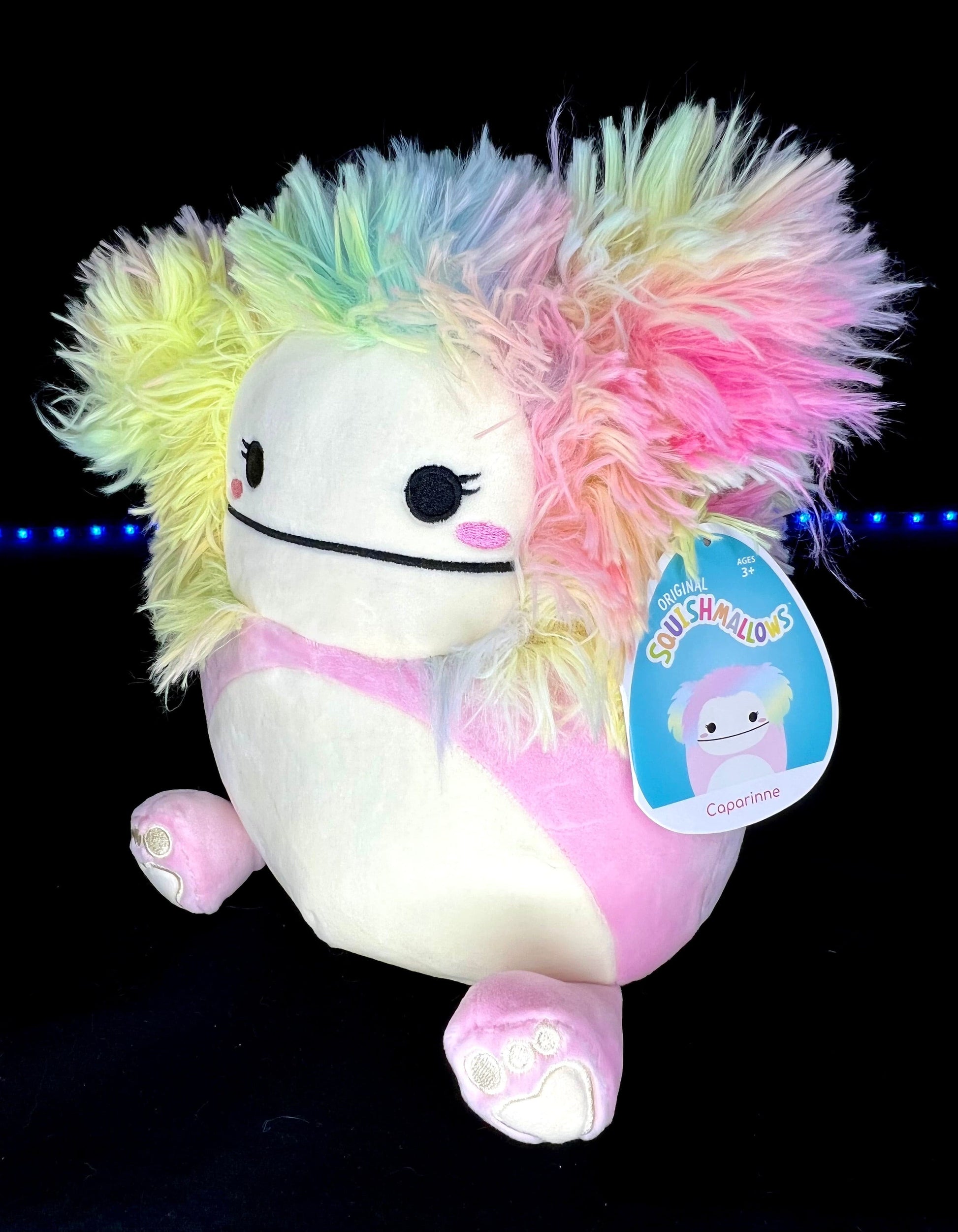 NEW Squishmallow Caparinne the Pink Bigfoot | Sweet Magnolia Charms.