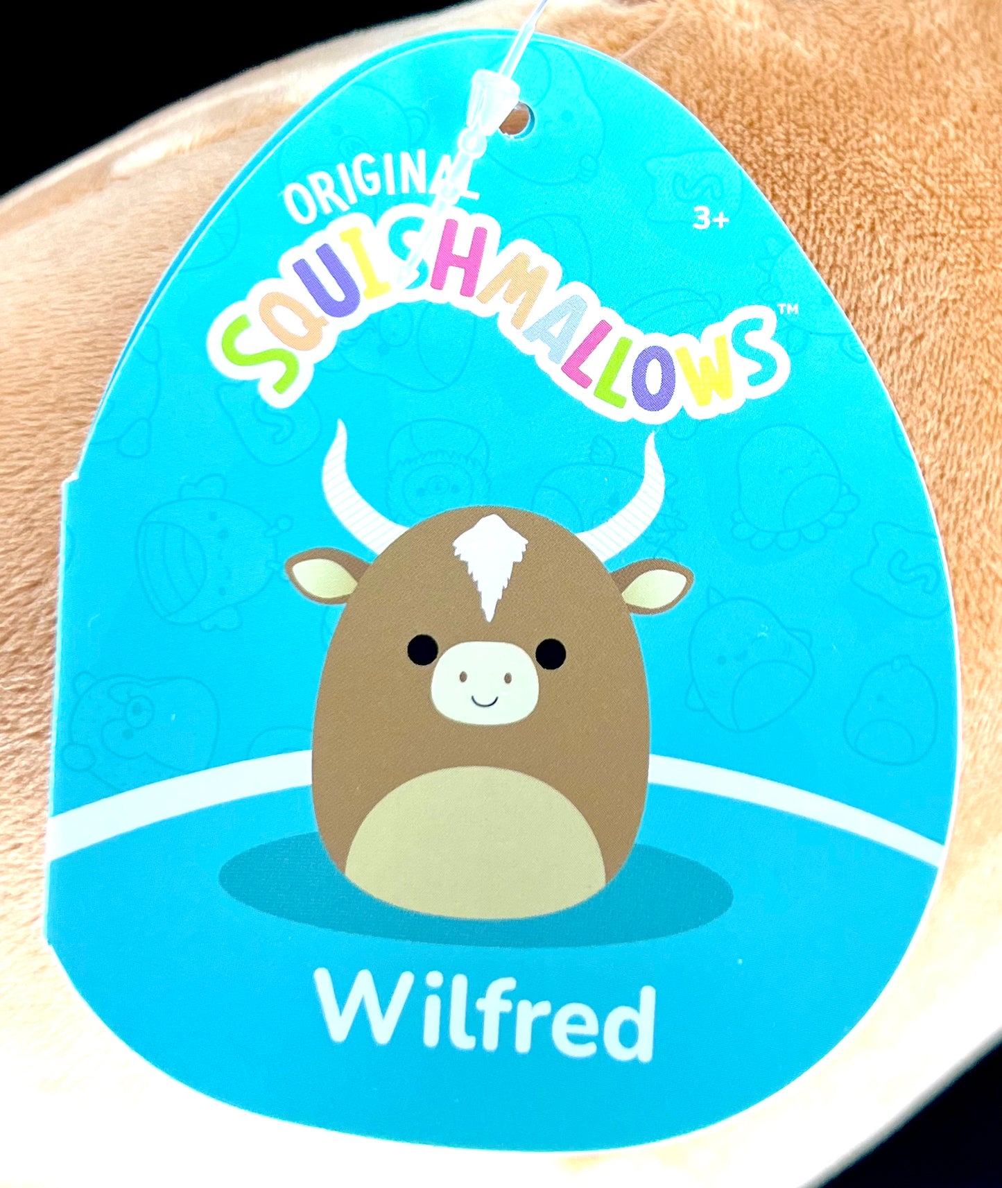 Squishmallow 7” Wilfred the Cow.