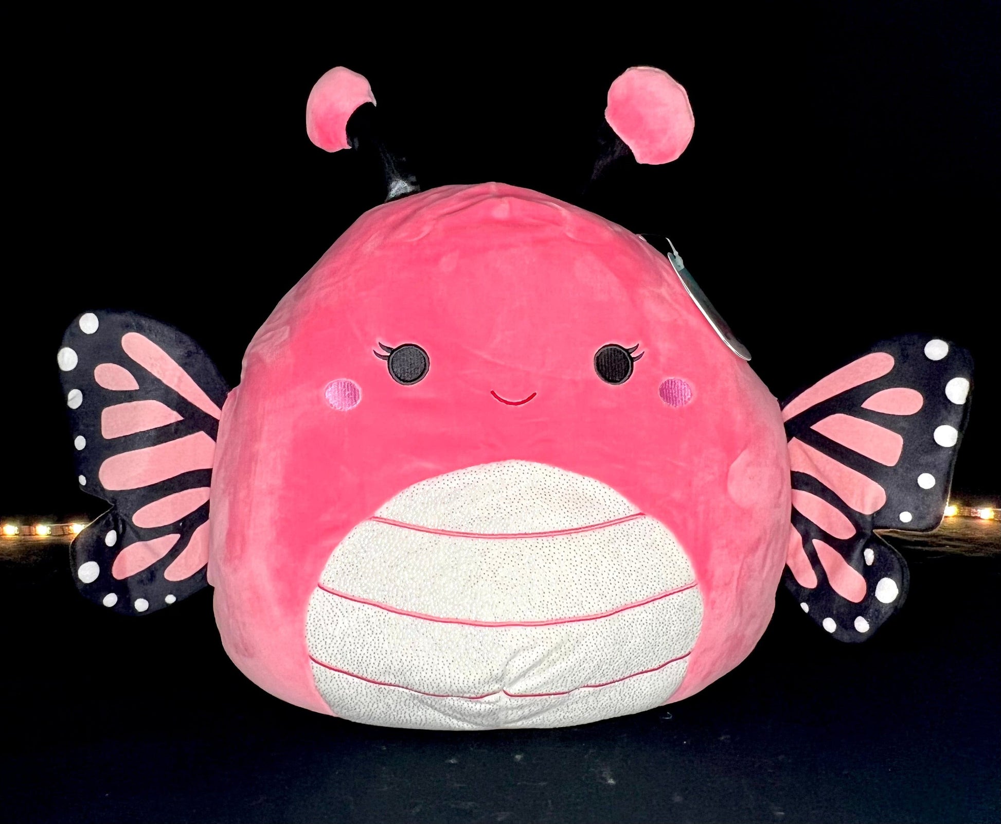Squishmallow 14” Andreina the Pink Butterfly.