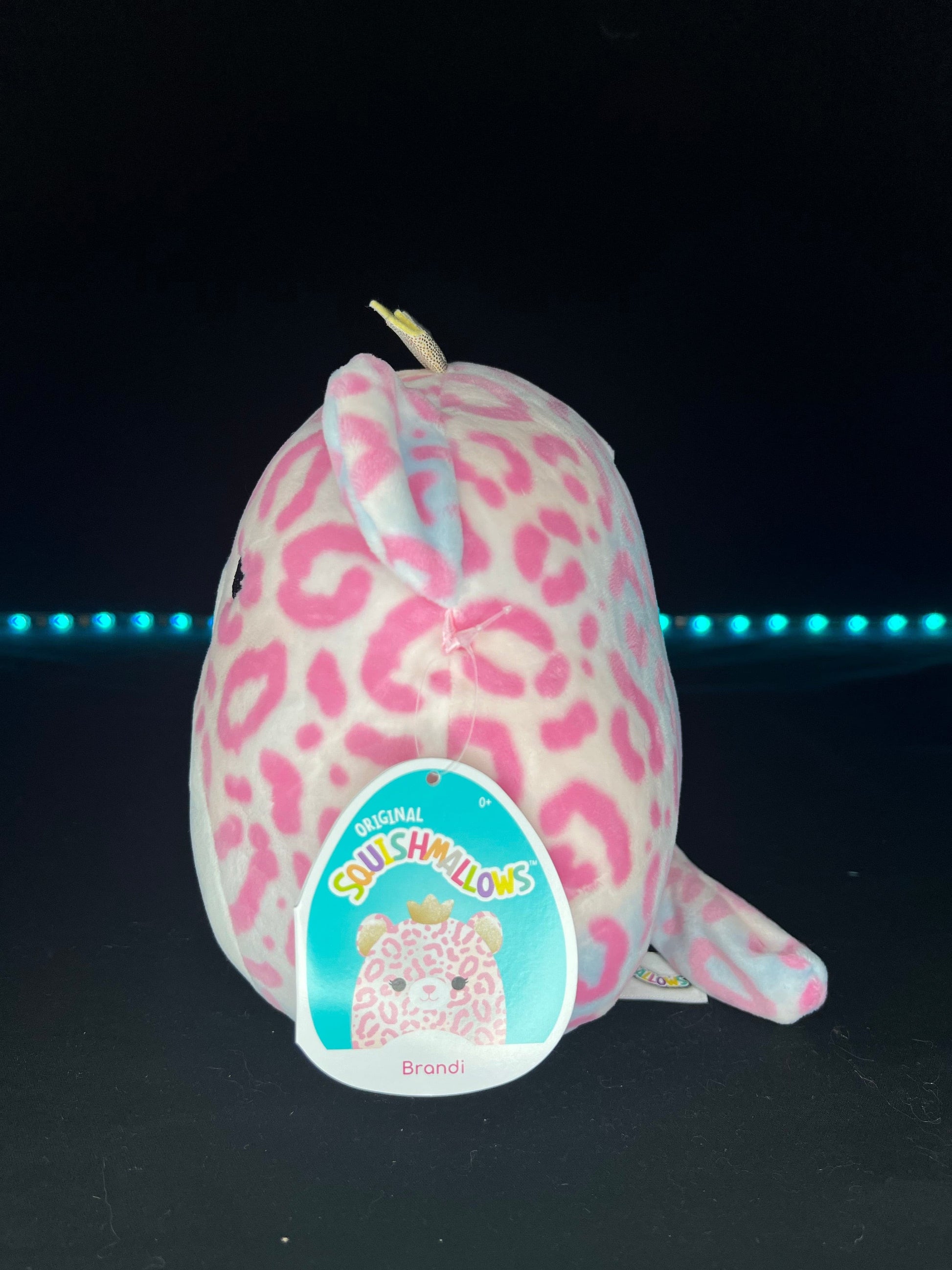 Squishmallow 8” Brandi the Pink Leopard Plush | Sweet Magnolia Charms.