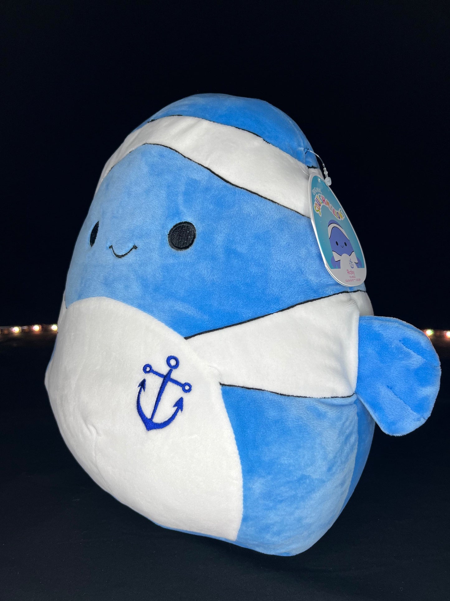 Squishmallow 12” Ricky the Blue Clownfish Plush.