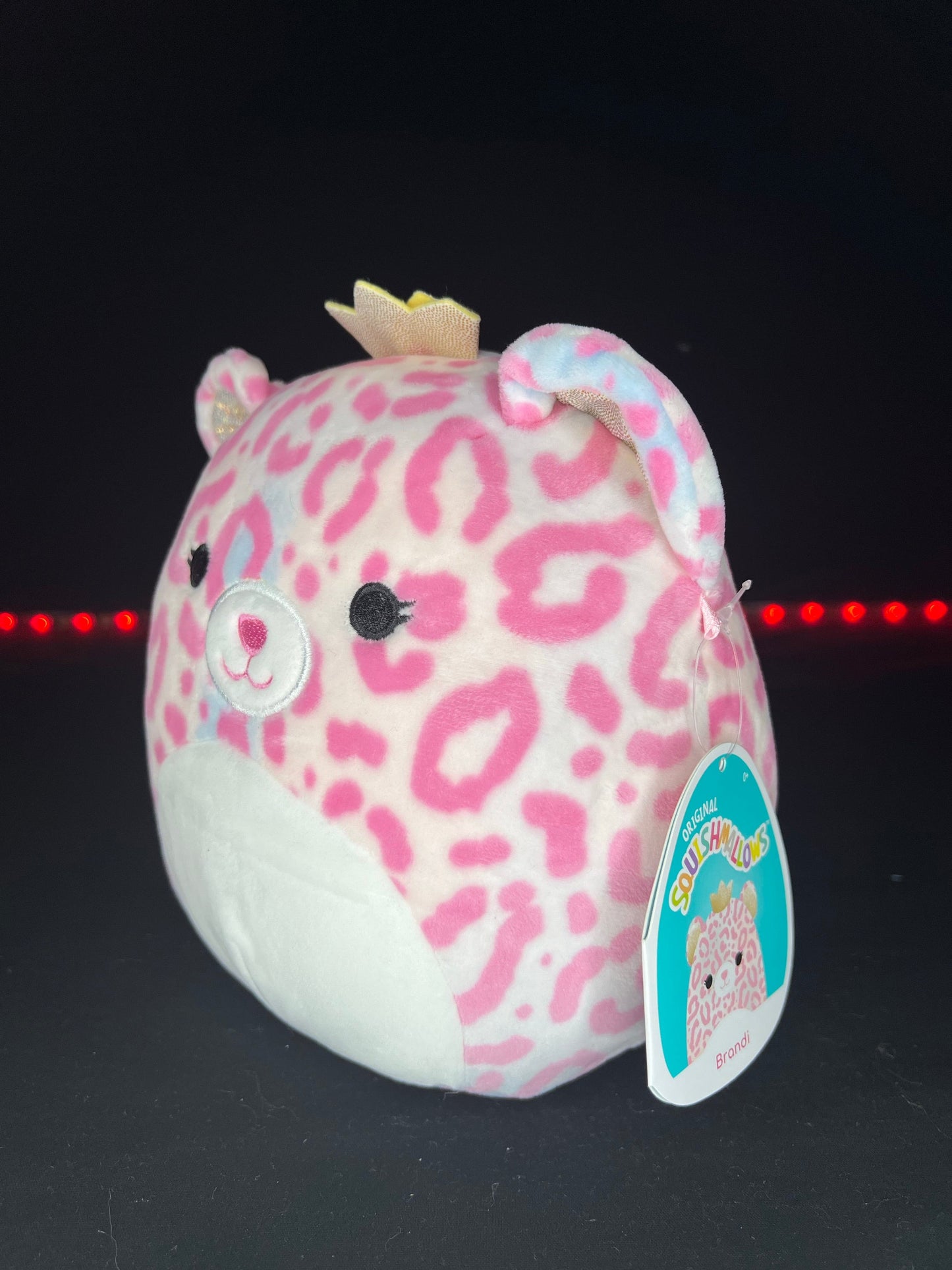 Squishmallow 8” Brandi the Pink Leopard Plush | Sweet Magnolia Charms.
