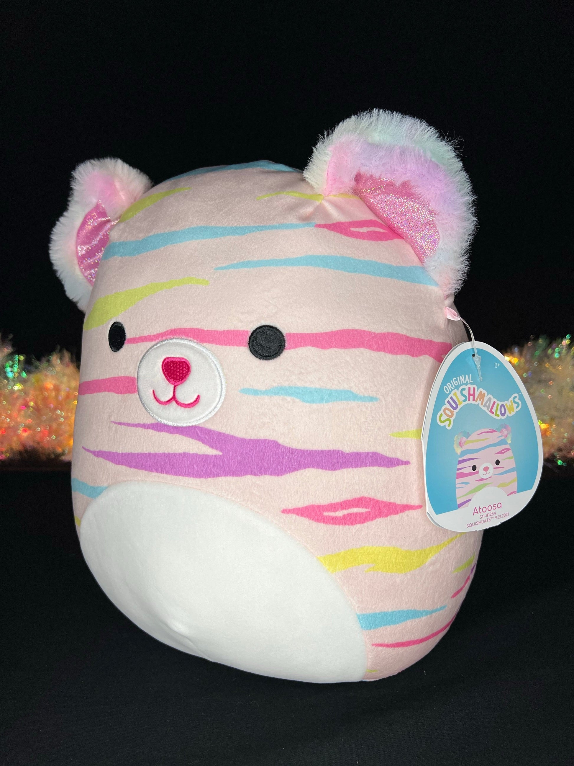 Squishmallow 12” Atoosa the Cat Plush Sweet Magnolia Charms