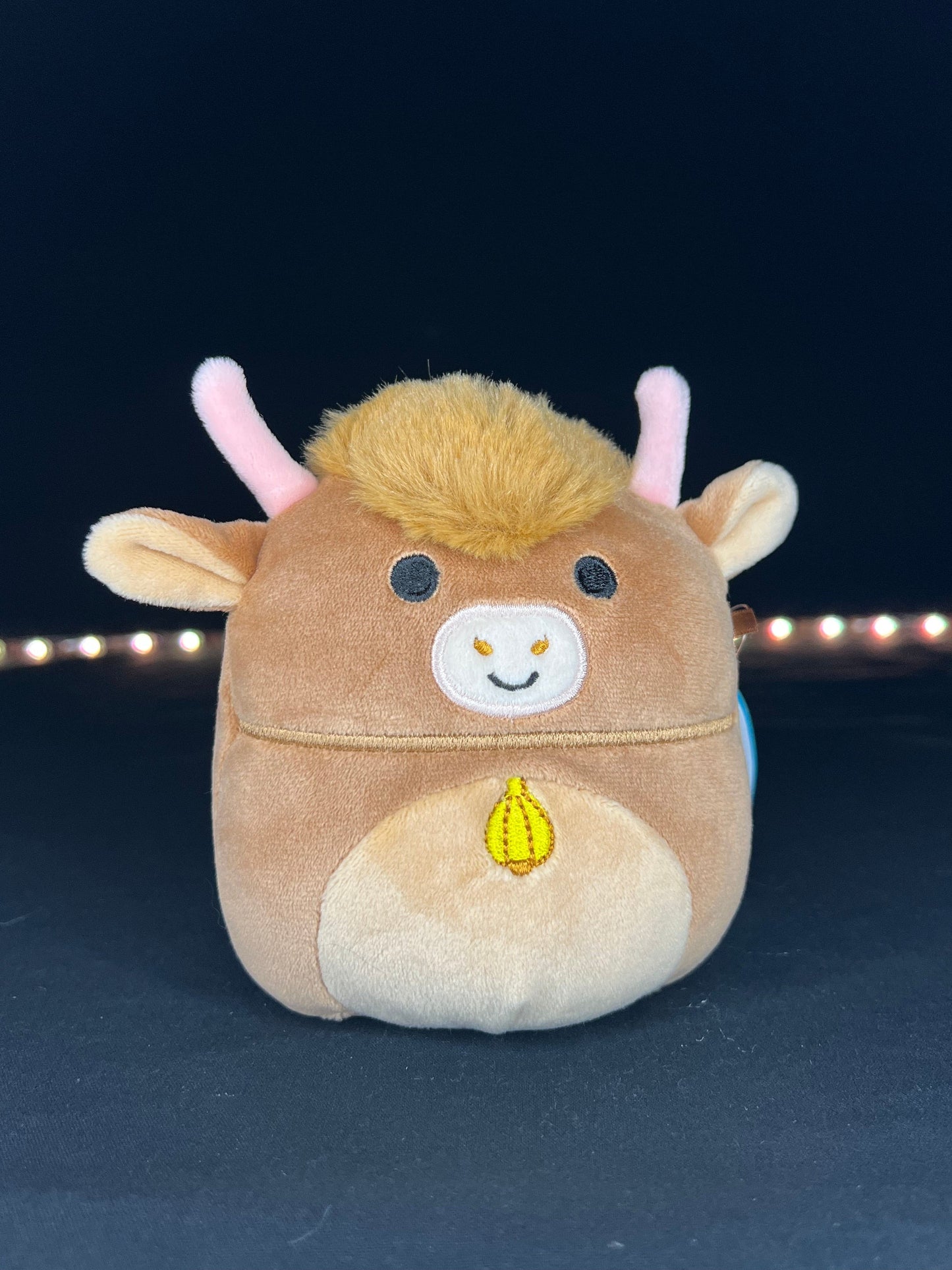 Squishmallow 4.5” Calton the Highland Cow Plush.