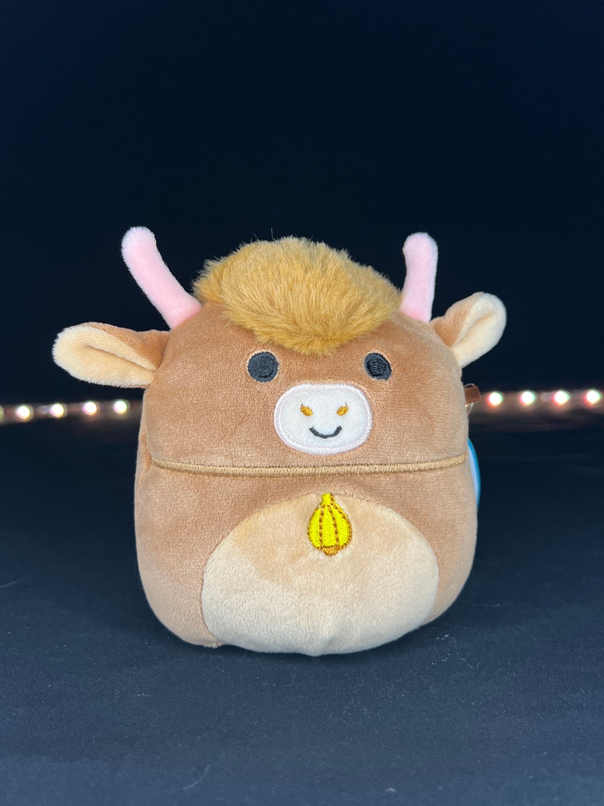Squishmallow 4.5” Calton the Highland Cow Plush.