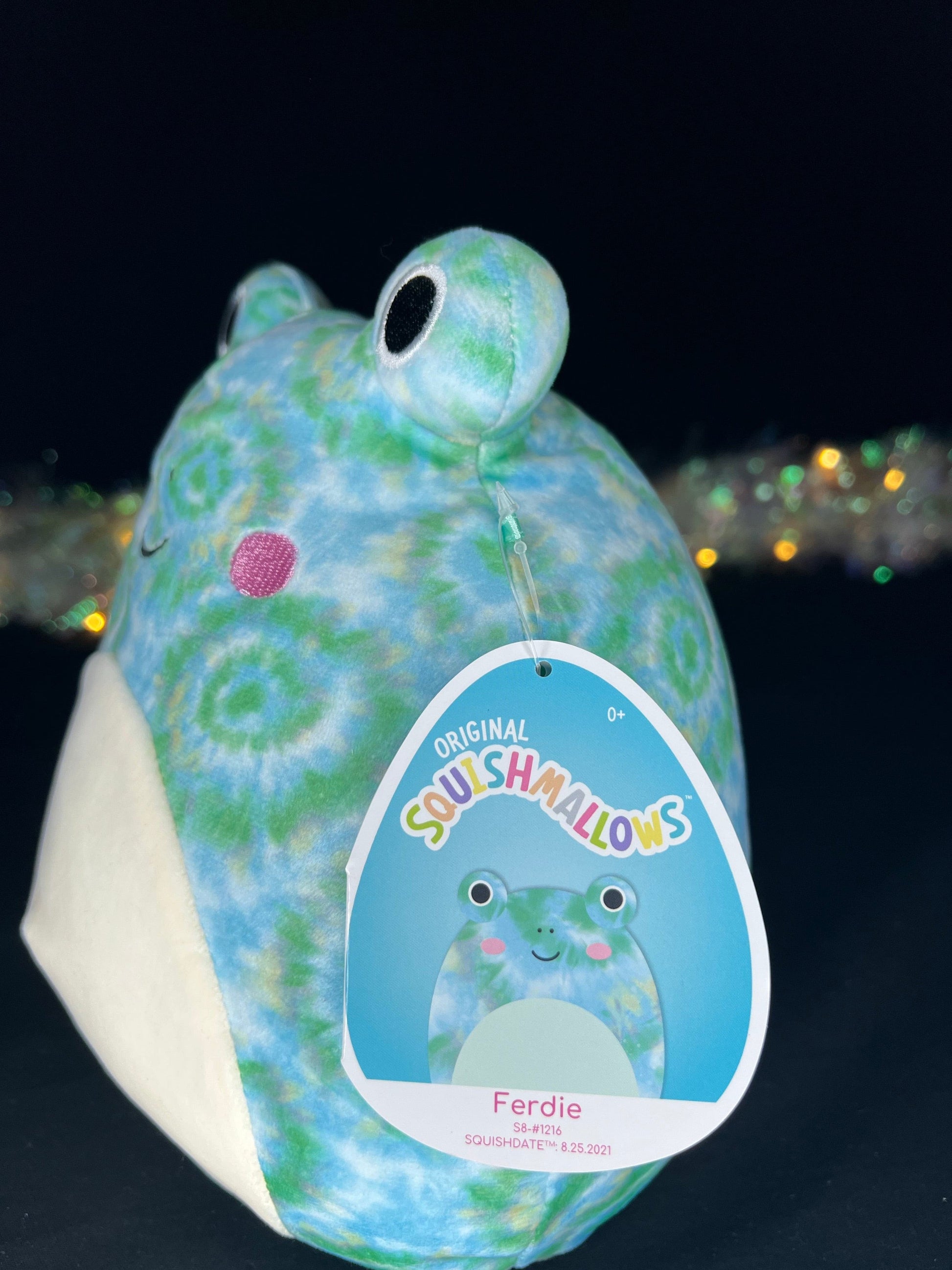 Squishmallow Ferdie the Frog Plush.