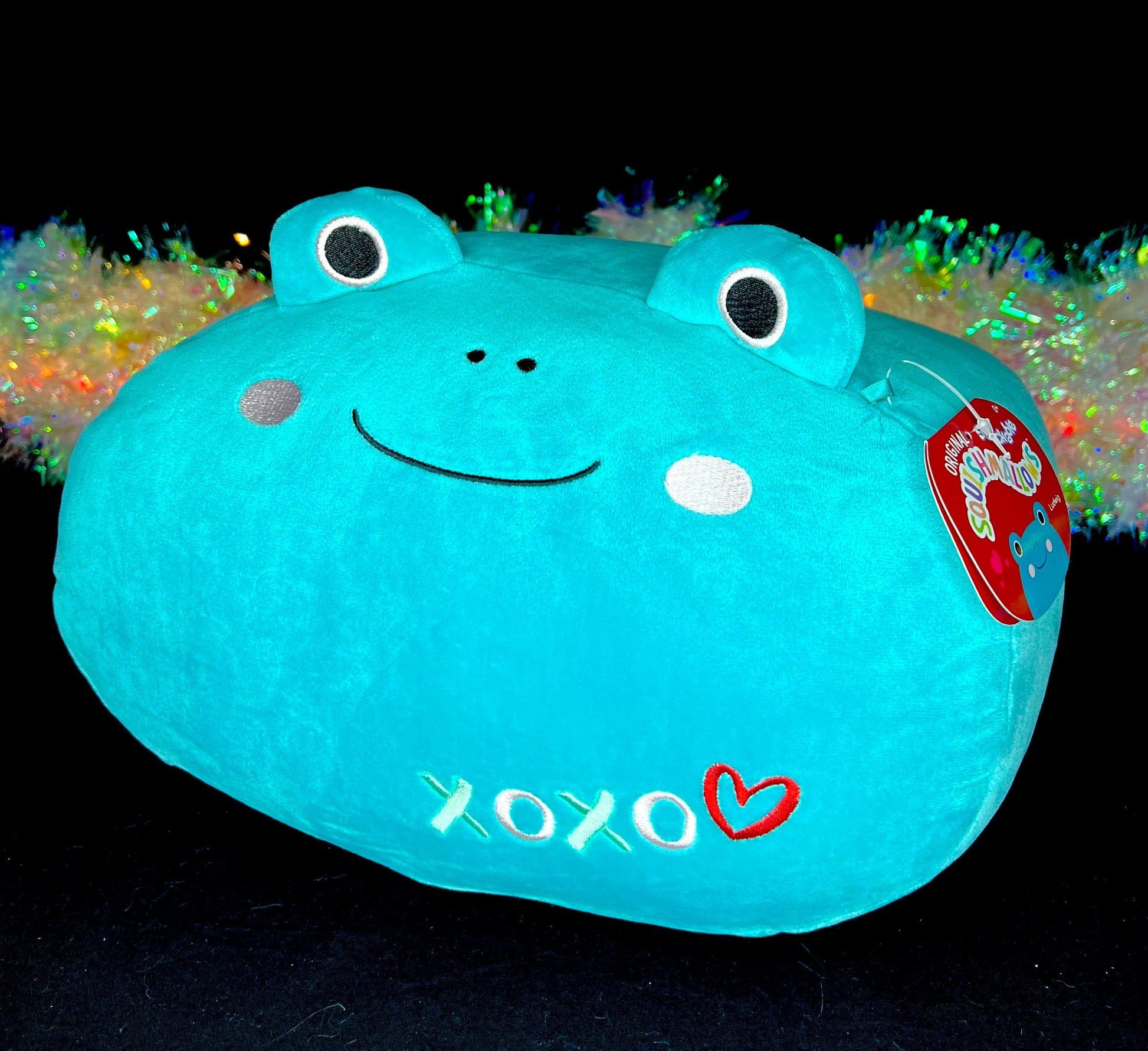 Squishmallow 12” Ludwig the Frog Stackable | Sweet Magnolia Charms.