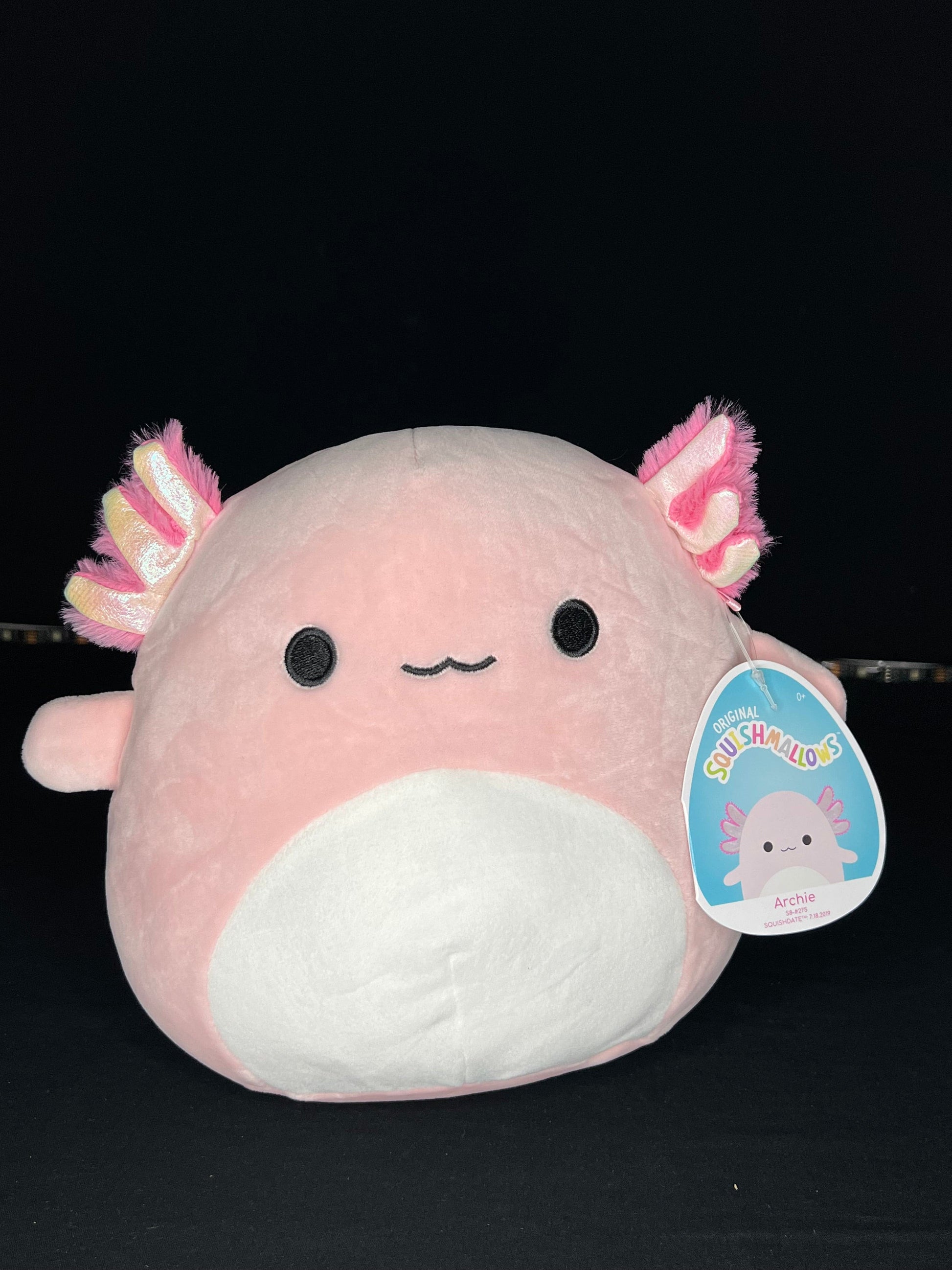 Squishmallow 8” Archie the Axolotl.