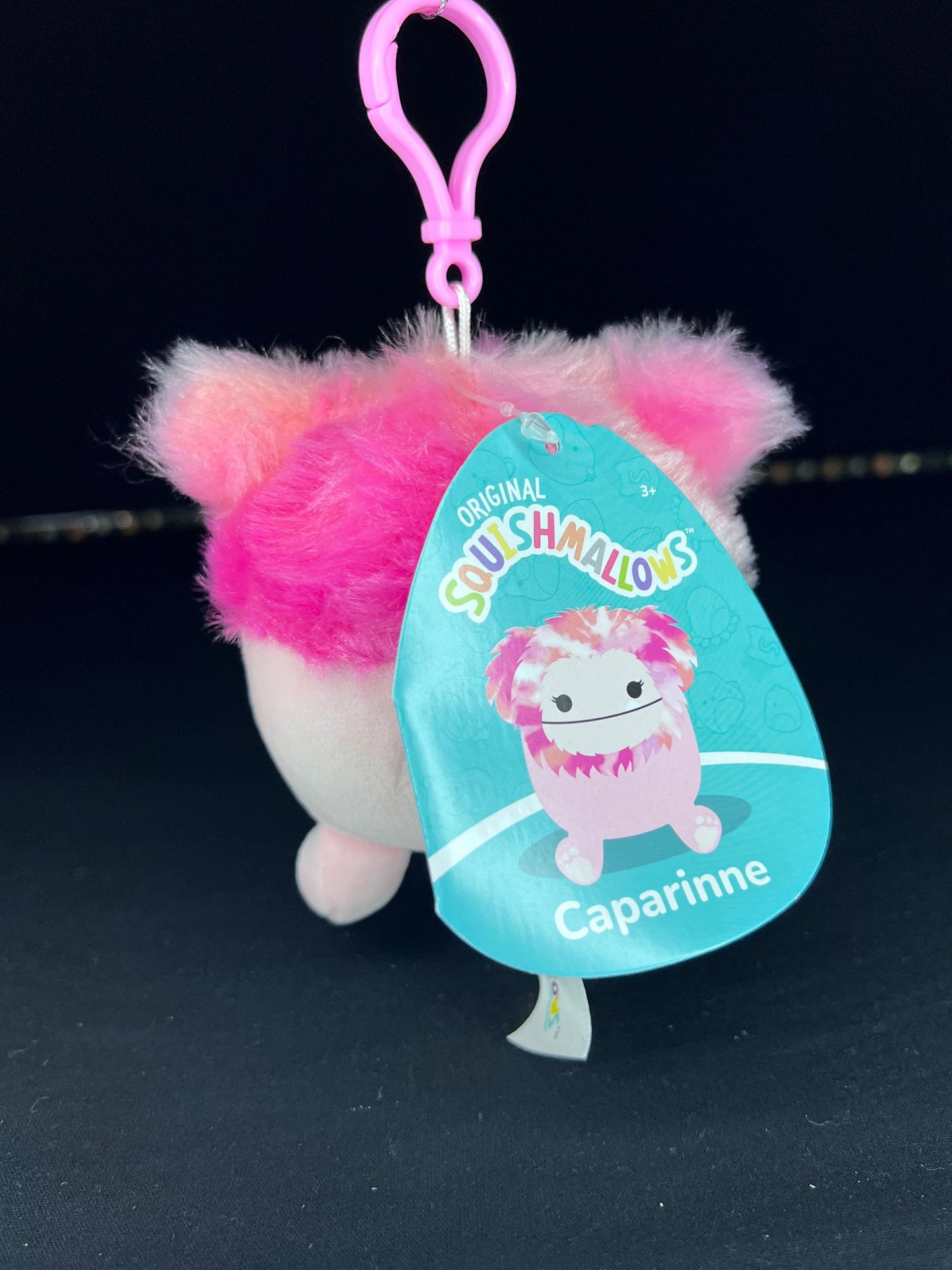 Squishmallow 3.5” Caparinne the Bigfoot Clip On.