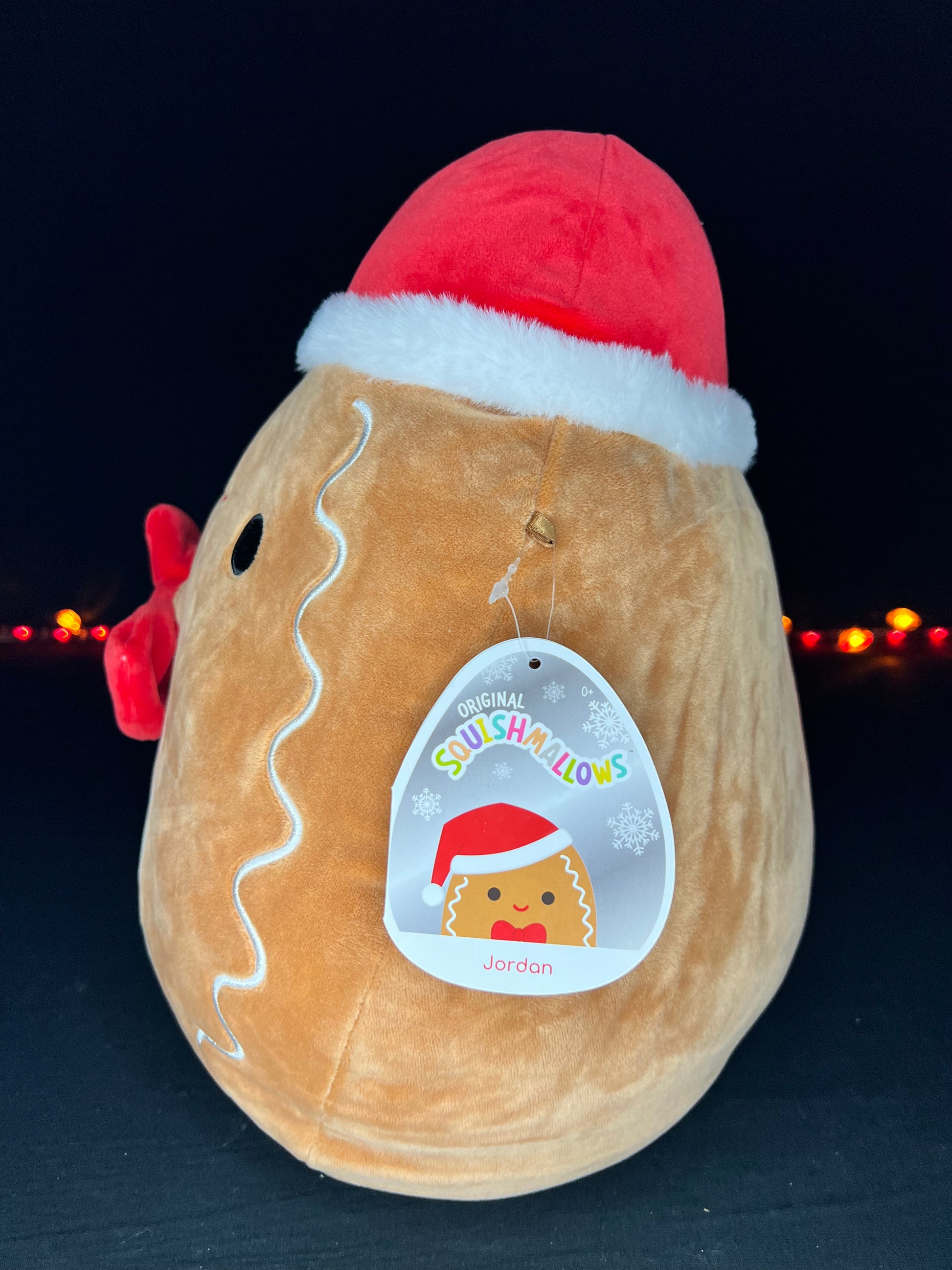 Squishmallow 12” Jordan the Gingerbread.