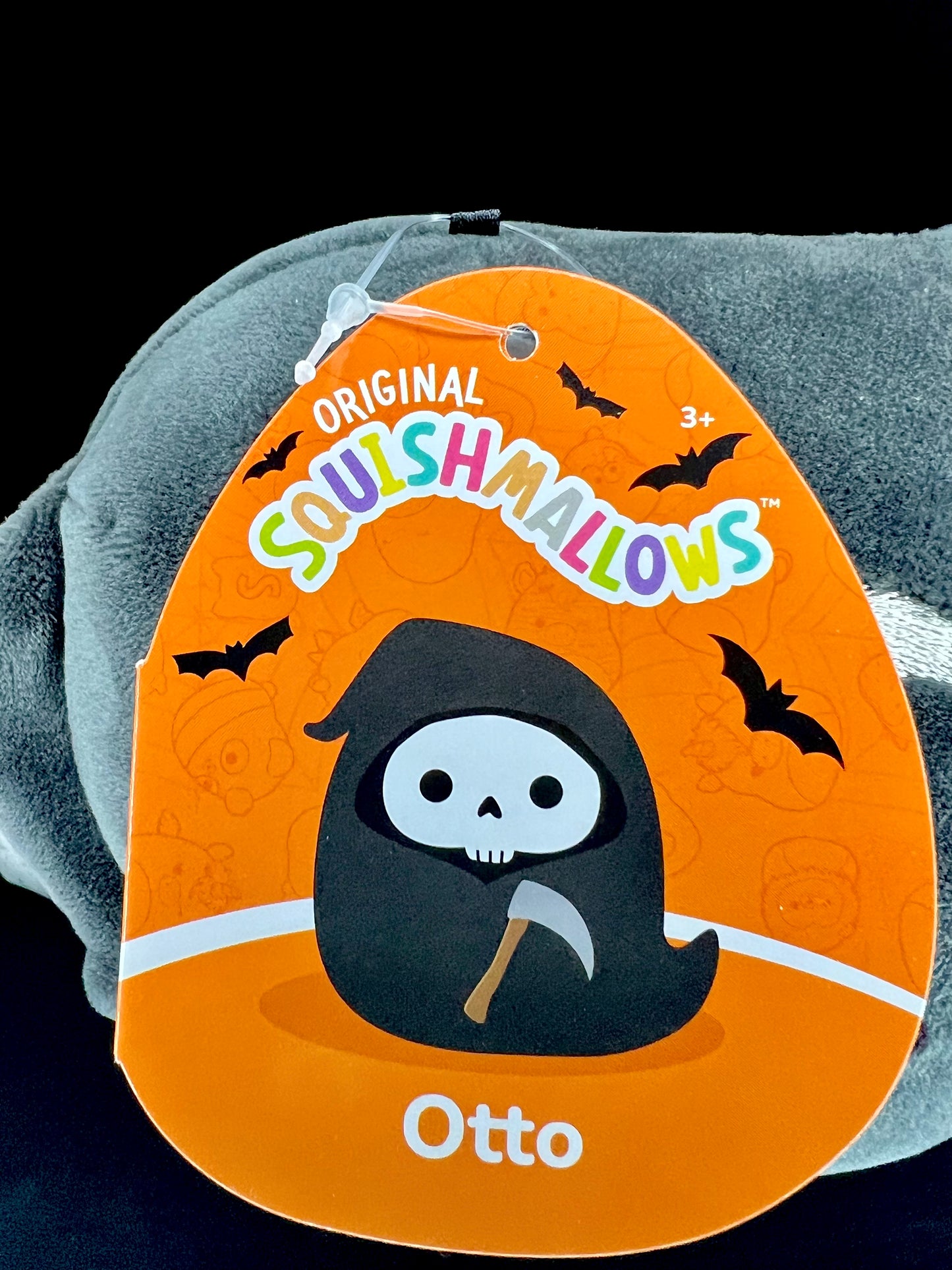 Squishmallow 4” Otto the Grim Reaper.
