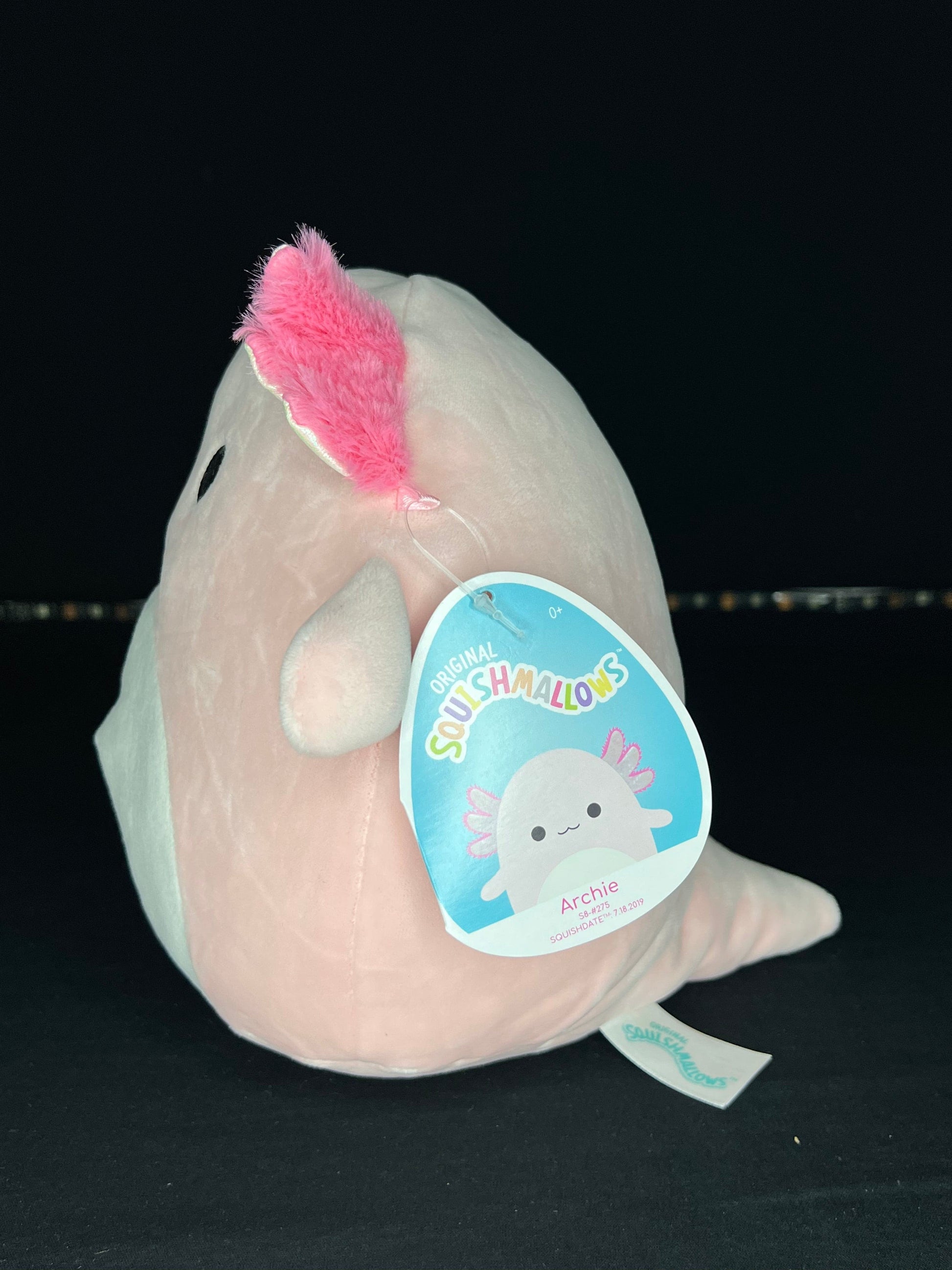 Squishmallow 8” Archie the Axolotl.