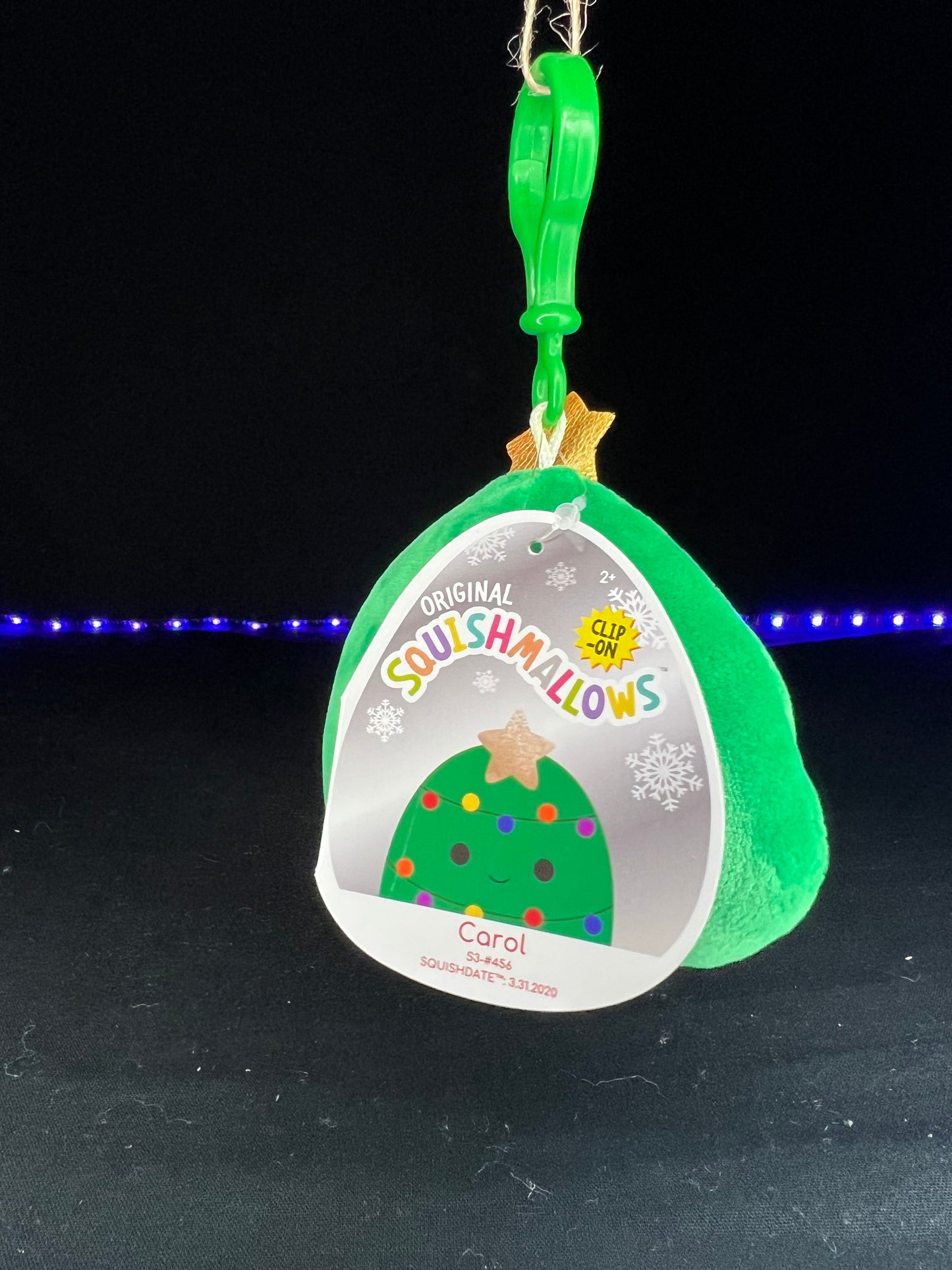 Squishmallow 3.5” Carol the Tree Clip On