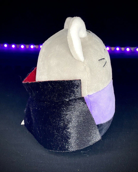 Squishmallow Tally The Gray Vampire Cat 4.5” NWT Halloween Plush Super Cute Mini | Sweet Magnolia Charms.