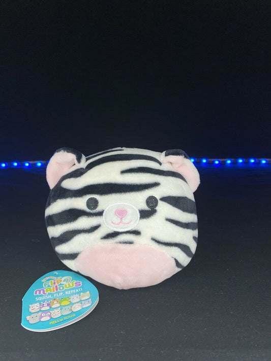 Squishmallow 5" Flipamallow Tasha White Tiger/Mila Elephant Plush NWT | Sweet Magnolia Charms.