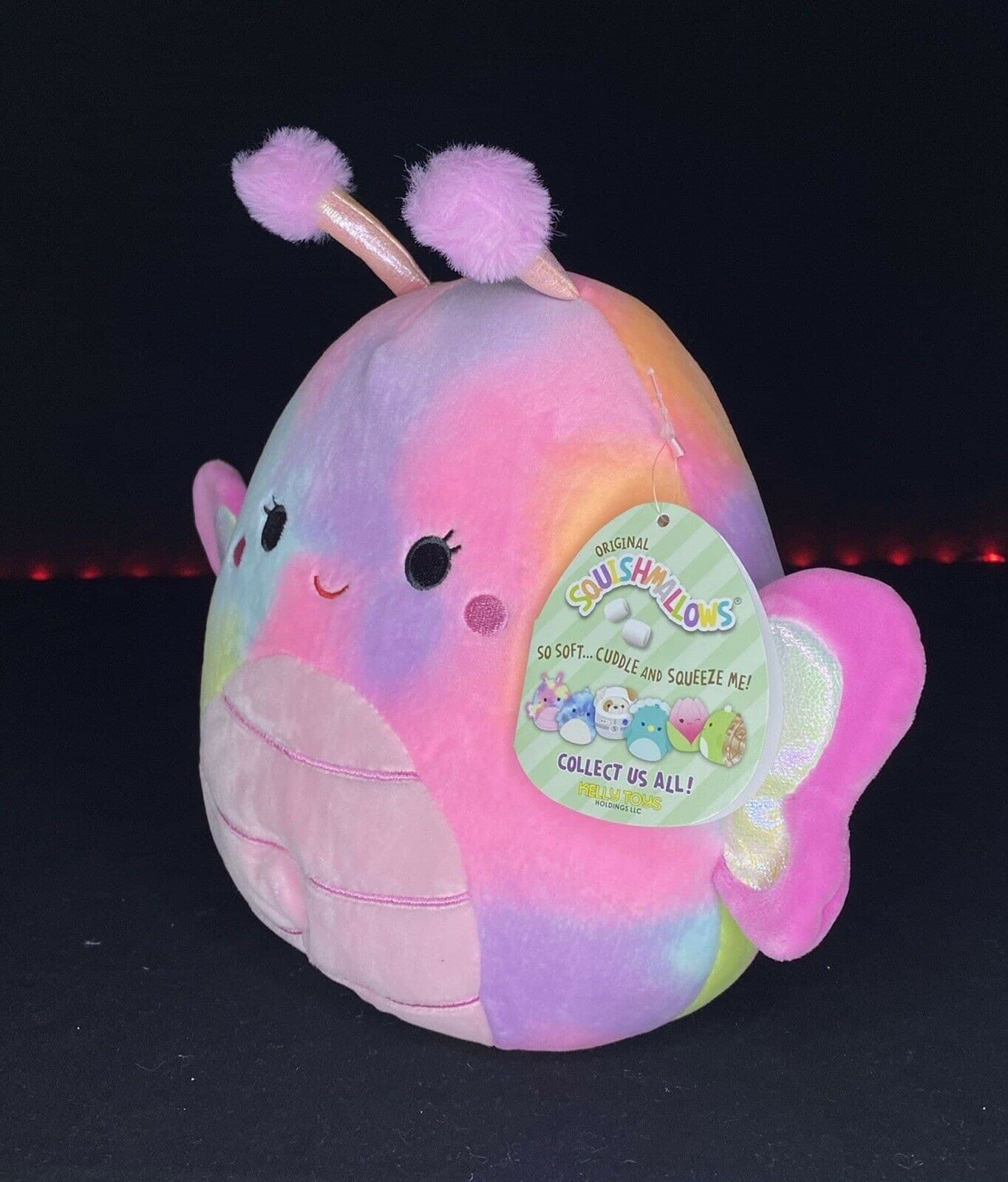 Squishmallows 8” IRIS The Multicolor BUTTERFLY NWT HTF authentic Kellytoy | Sweet Magnolia Charms.