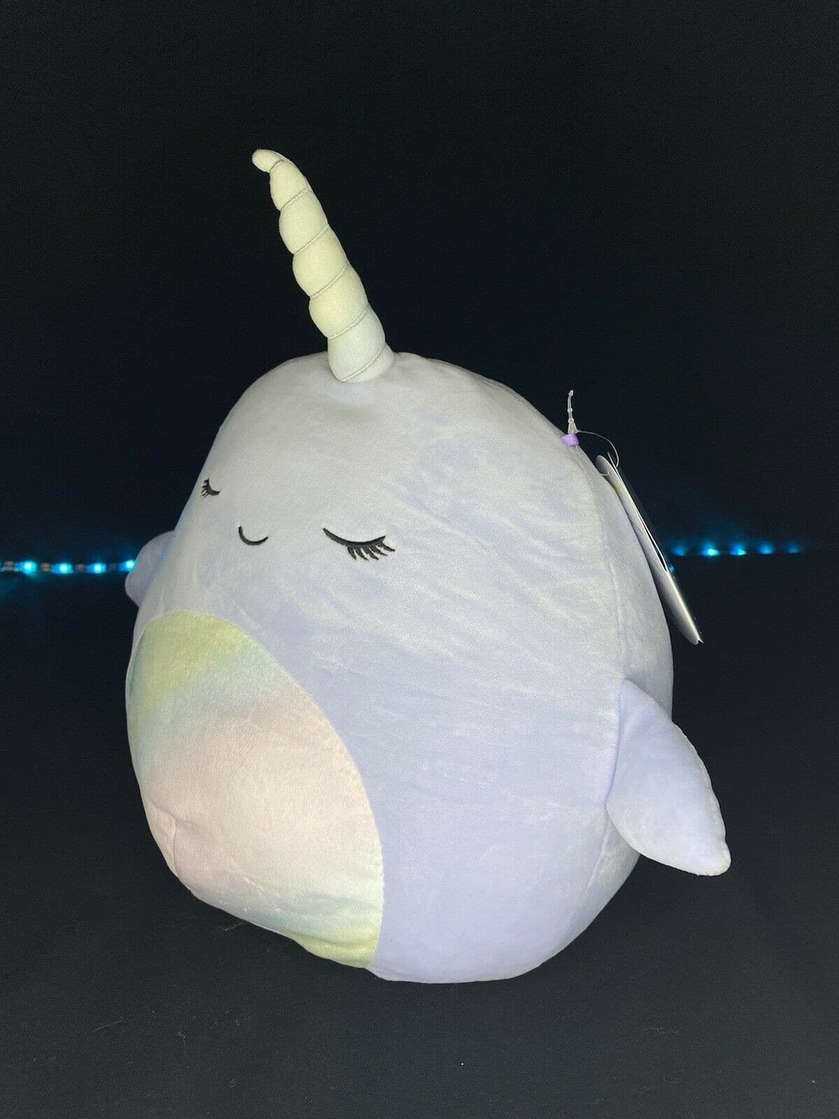 Squishmallow 11" Naomi The Narwhal | Sweet Magnolia Charms.