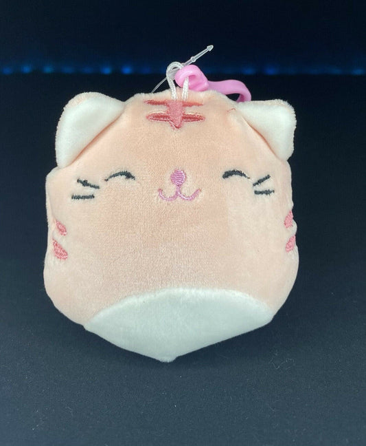 Squishmallow 3.5" Clip Paulita the Cat | Sweet Magnolia Charms.