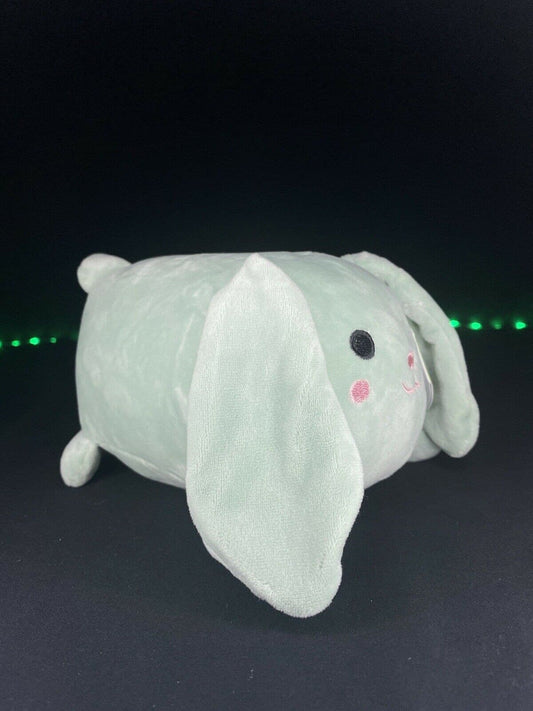 Squishmallow Isabella 8 inch Lay Down Stackable Green Bunny Rabbit NWT 2021 | Sweet Magnolia Charms.