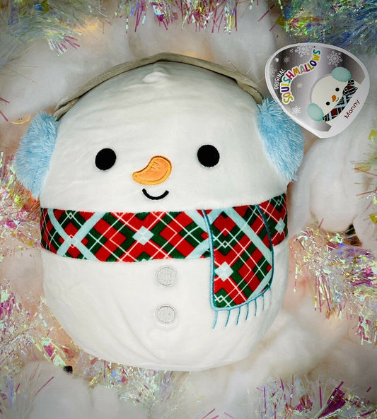 Squishmallows 8" MANNY the Snowman Plush | Sweet Magnolia Charms.