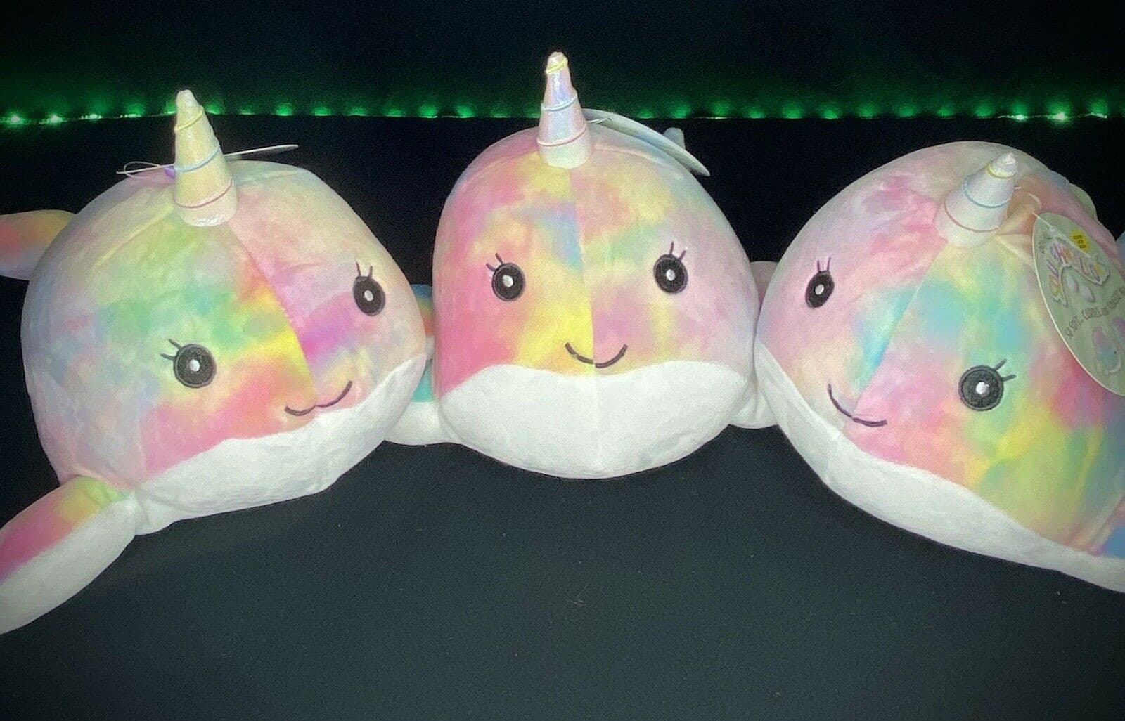 Squishmallow 12" Narwhal Multicolored Plush | Sweet Magnolia Charms.