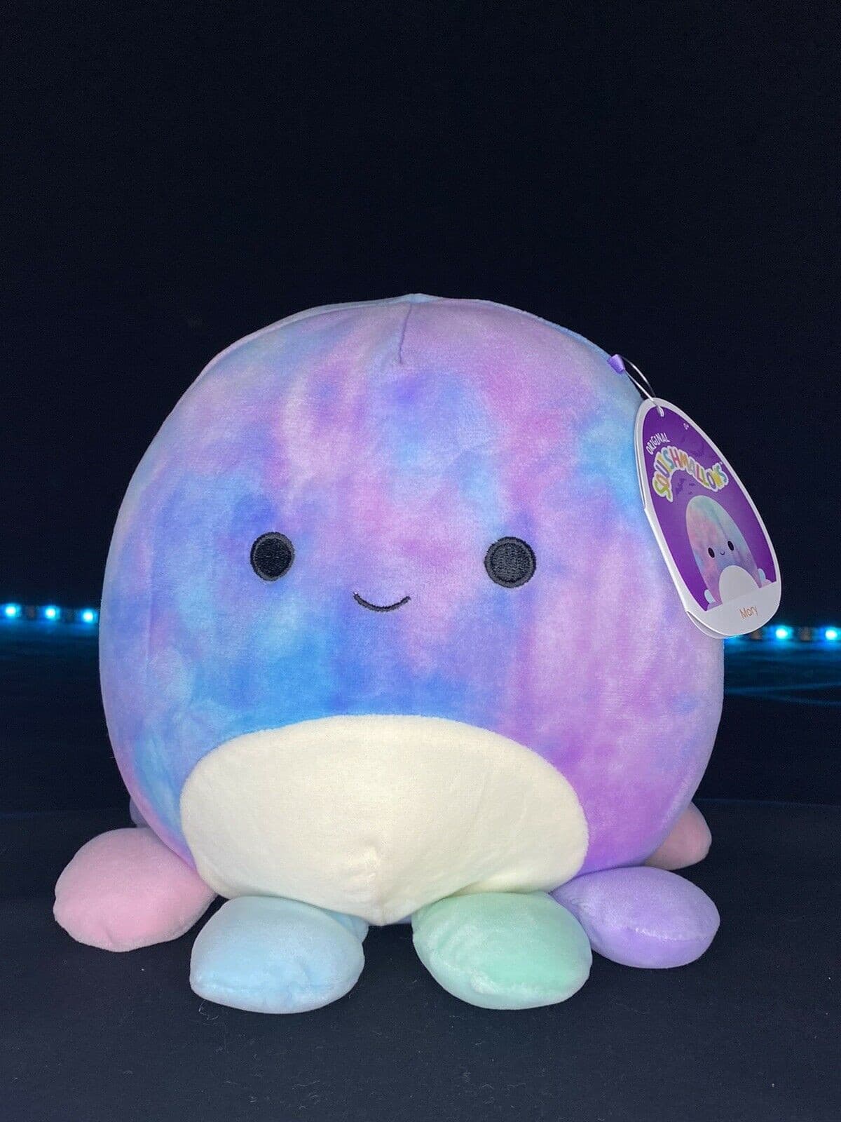 Squishmallows Mary 8” Tie Dye Octopus Plush Toy NWT Super Soft Multicolor Feet | Sweet Magnolia Charms.