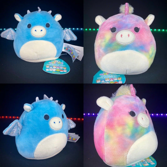 Squishmallow 5" Flip Devin / Esmeralda Reversible Plush | Sweet Magnolia Charms.