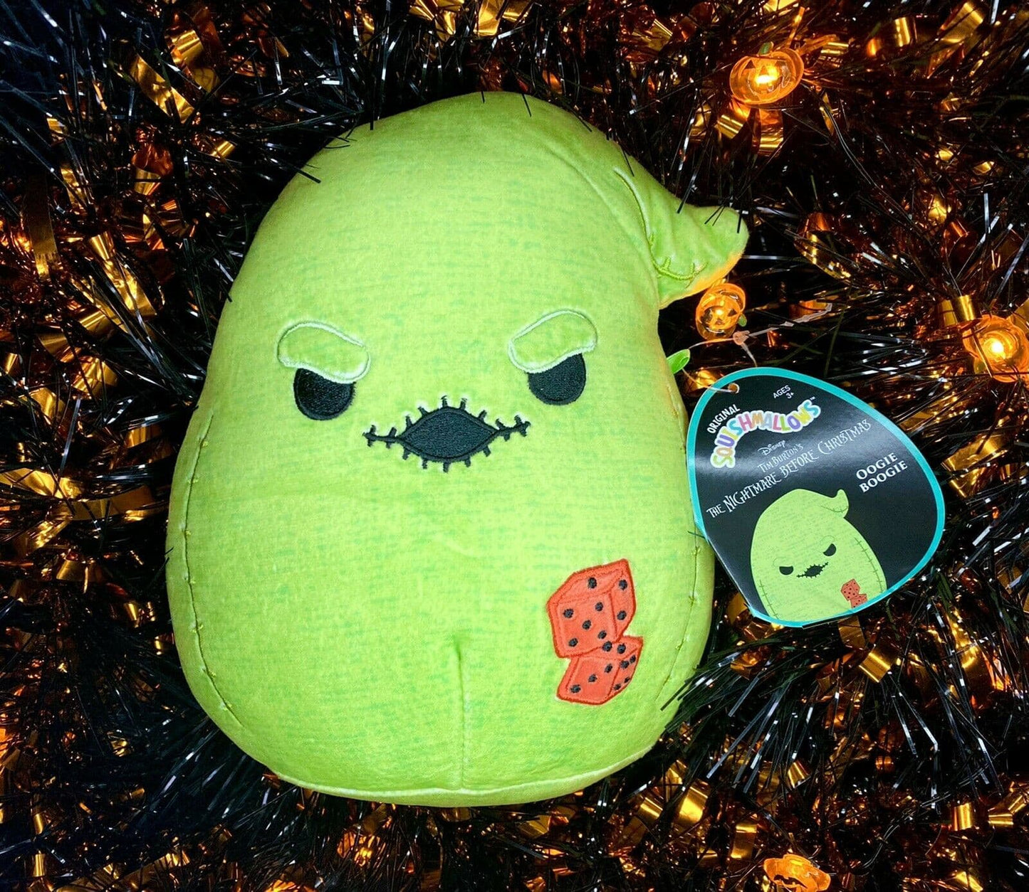 Squishmallow 7” Disney Nightmare Before Christmas Oogie Boogie | Sweet Magnolia Charms.