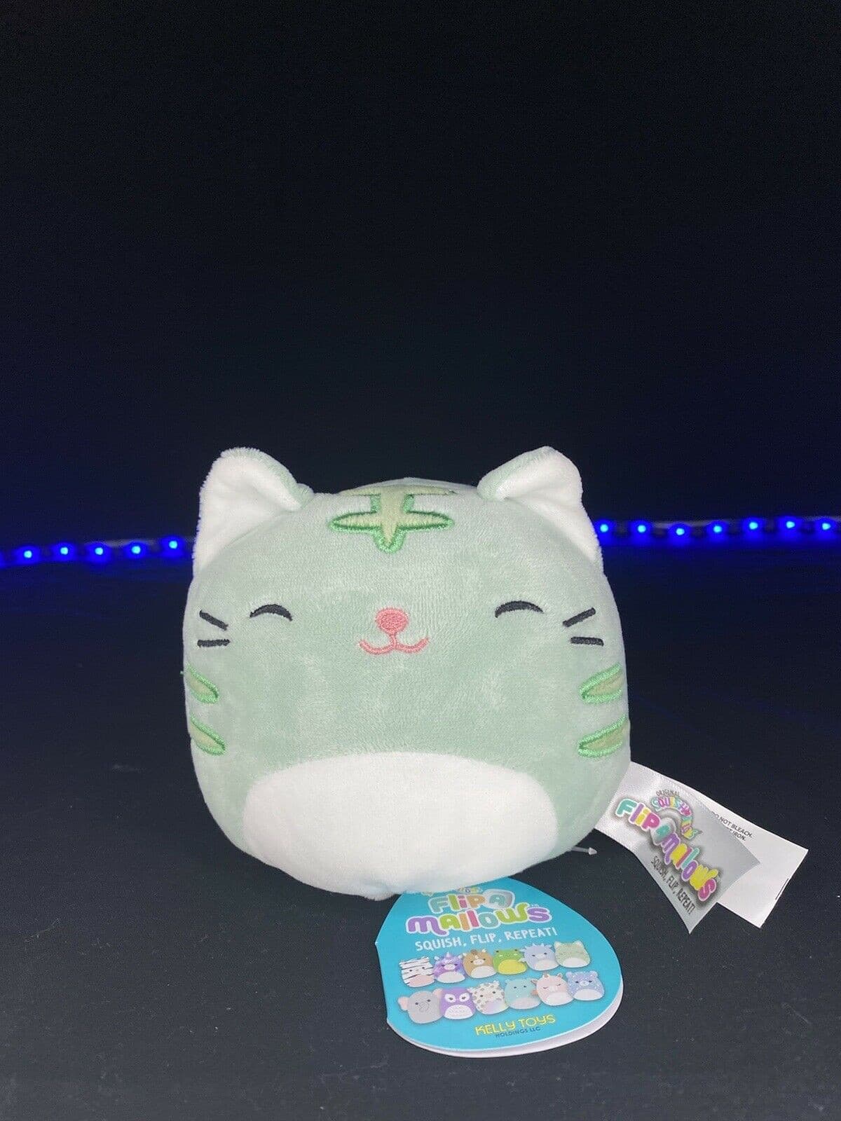 Squishmallow 5" FlipaMallow Chase Cat & Lindsay Cheetah RARE NWT REVERSIBLE | Sweet Magnolia Charms.