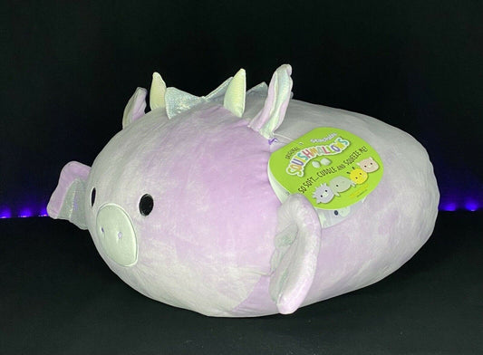Squishmallows 12” Purple Dina Stackable NWT Plush Dragon 2021 Spring | Sweet Magnolia Charms.