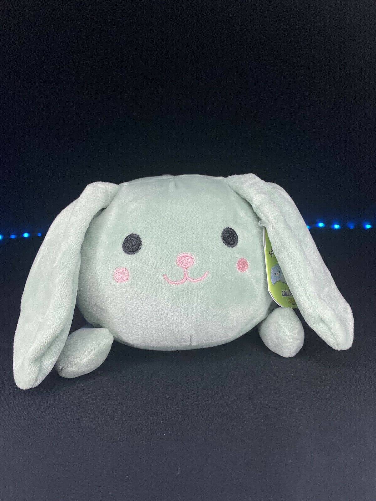 Squishmallow Isabella 8 inch Lay Down Stackable Green Bunny Rabbit NWT 2021 | Sweet Magnolia Charms.