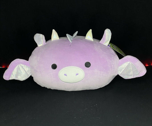 Squishmallows 12” Purple Dina Stackable NWT Plush Dragon 2021 Spring | Sweet Magnolia Charms.