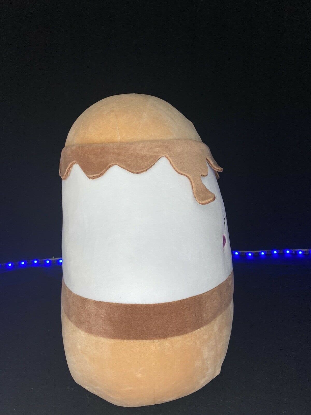 Squishmallow Carmelita 12" S'mores Squishmallow Kellytoy Stuffed Plush NWT HTF | Sweet Magnolia Charms.