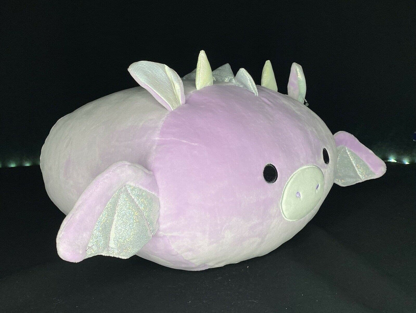 Squishmallows 12” Purple Dina Stackable NWT Plush Dragon 2021 Spring | Sweet Magnolia Charms.