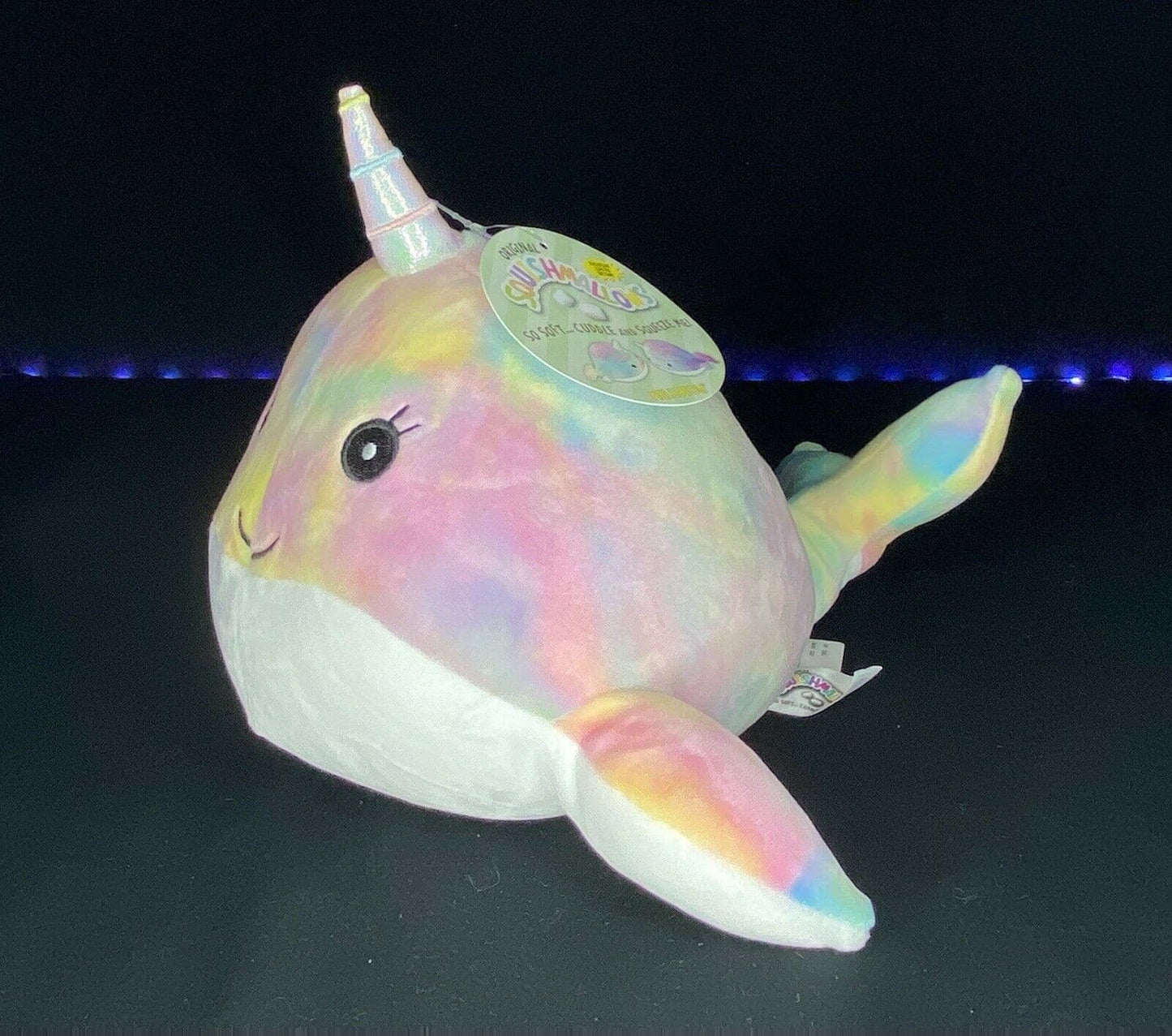 Squishmallow 12" Narwhal Multicolored Plush | Sweet Magnolia Charms.